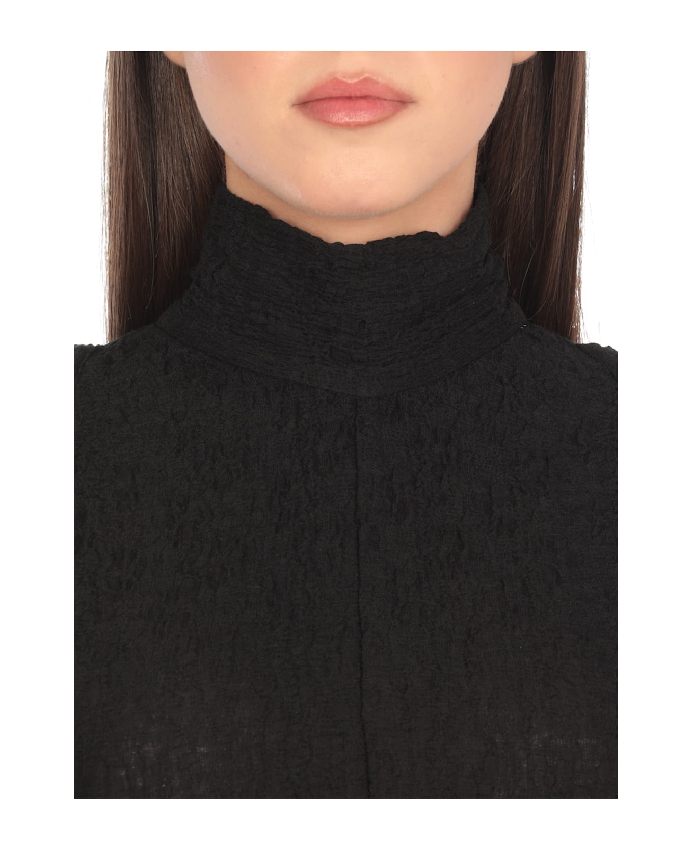 MSGM Cotton Dress - Black
