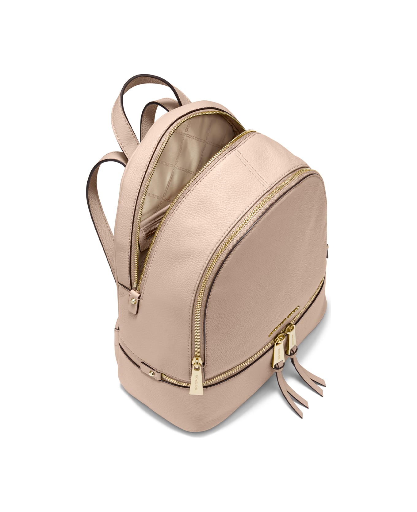Michael Kors Rhea Medium Leather Backpack - SOFT PINK