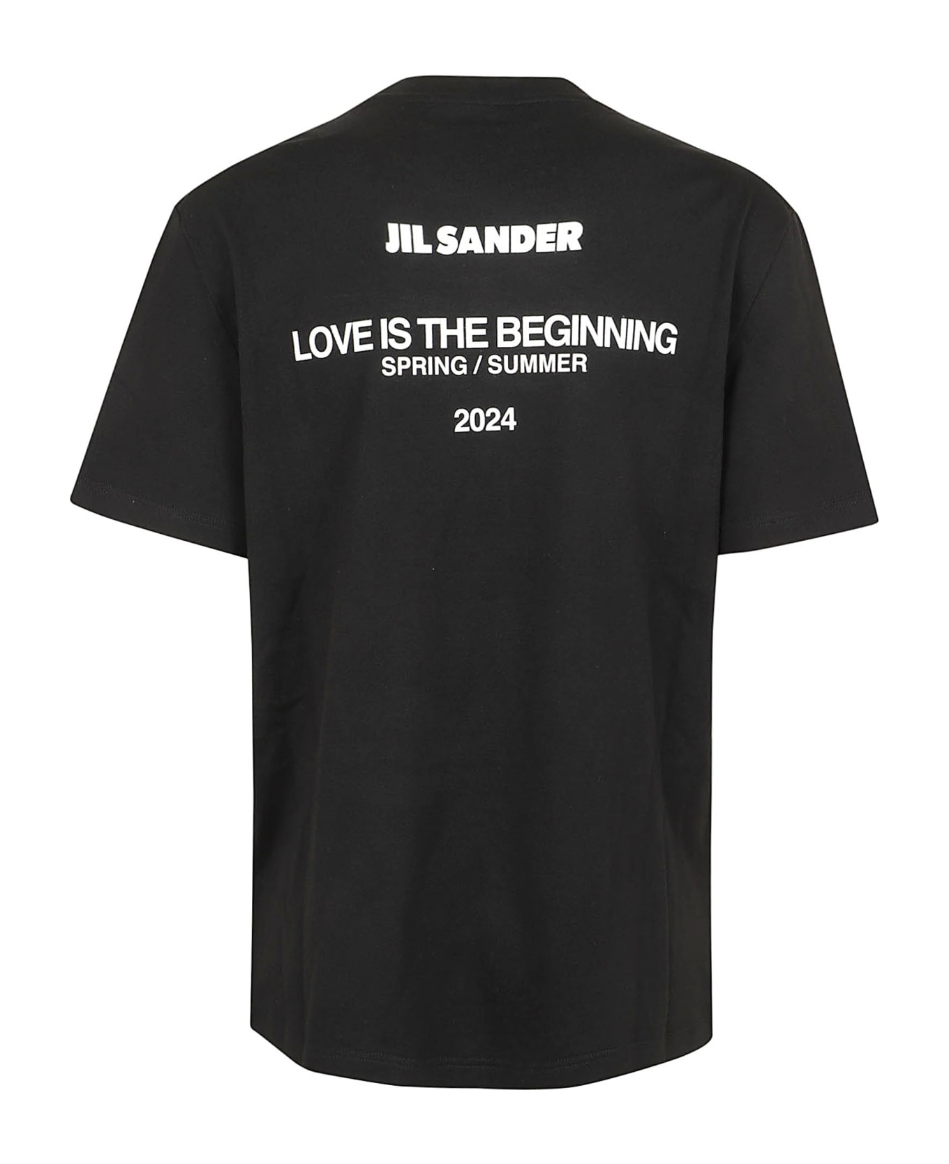 Jil Sander T-shirt Ss - Black Tシャツ