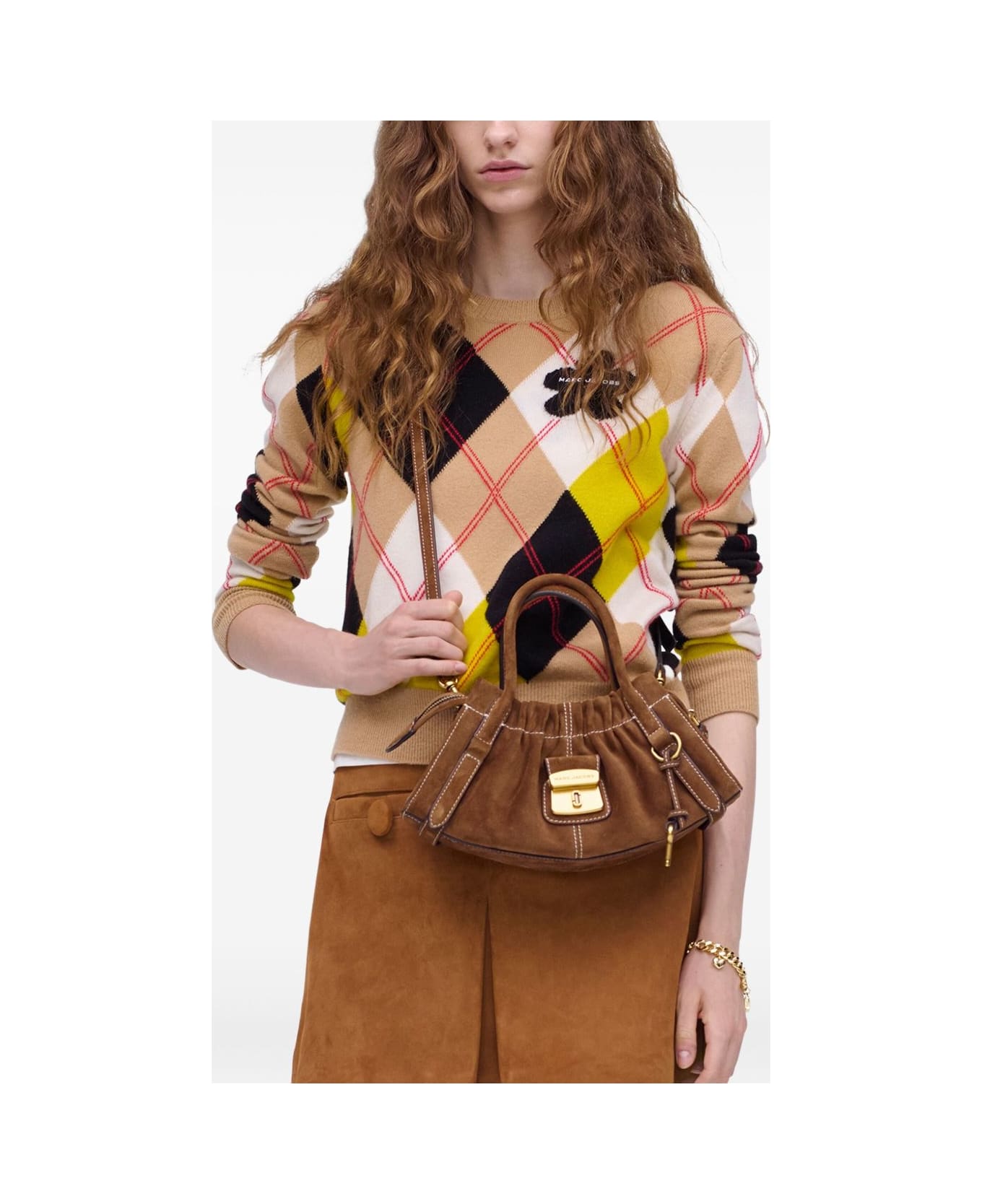 Marc Jacobs The Satchel Small Leather Shoulder Bag - Leather Brown
