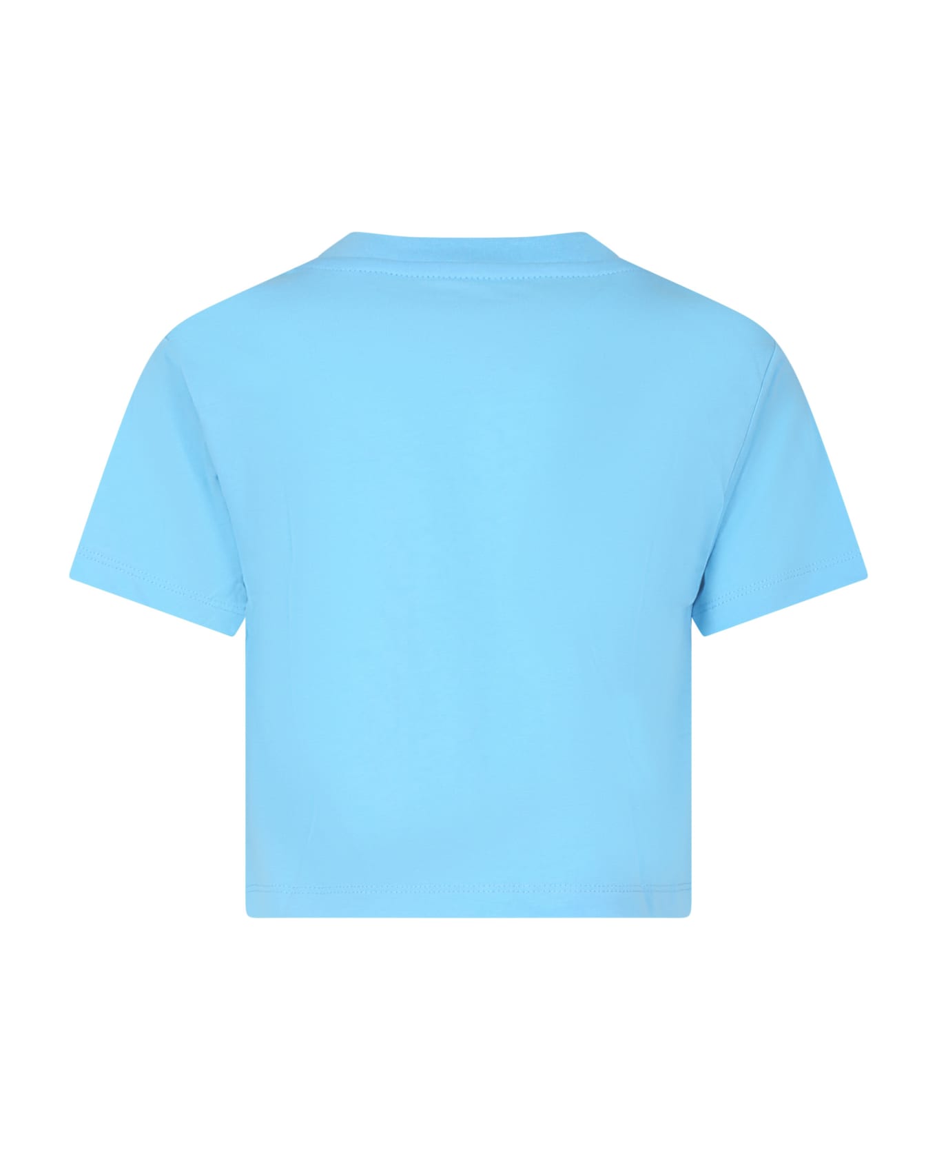 Nike Light Blue T-shirt For Girl With Swoosh - Light Blue