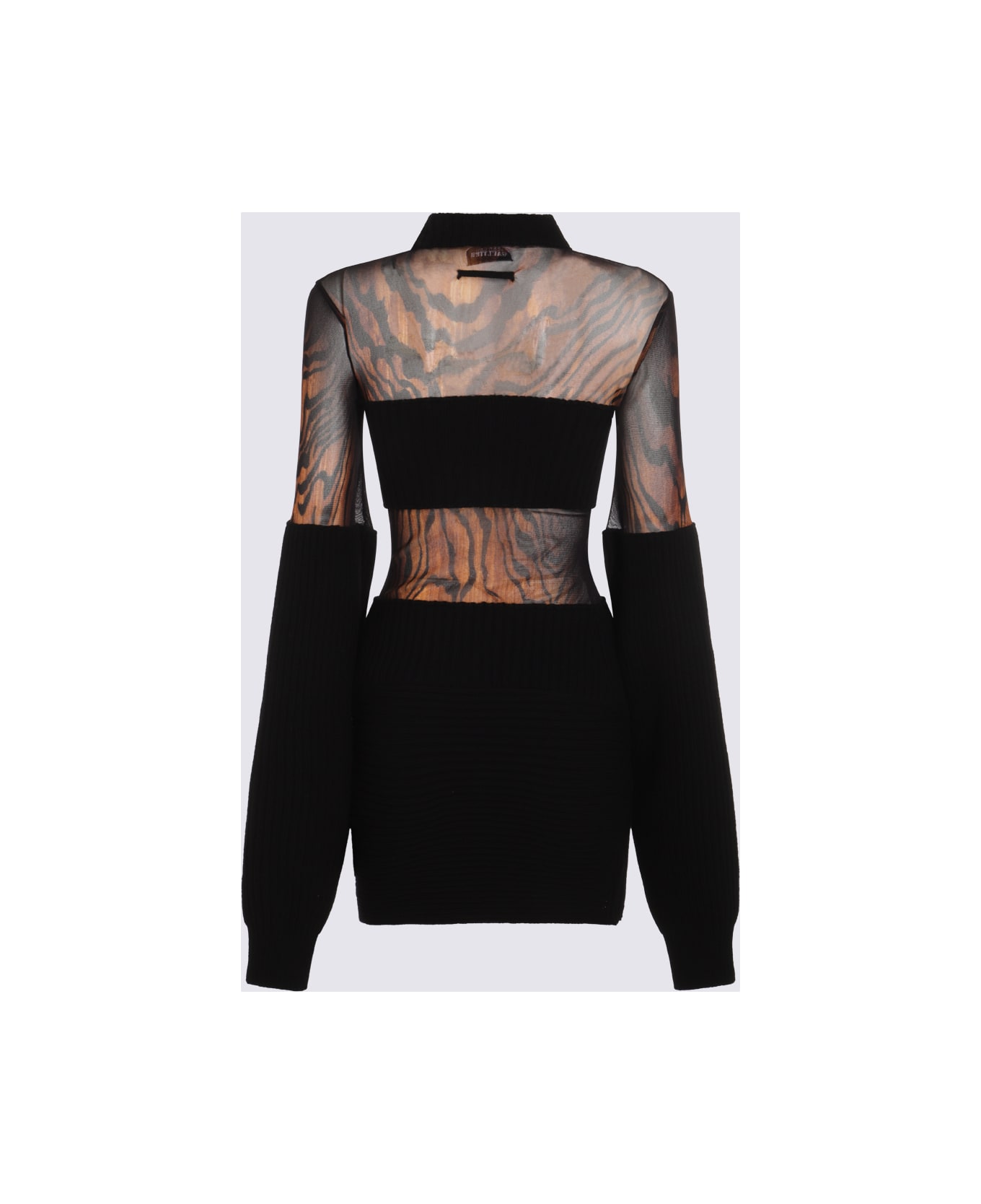 Jean Paul Gaultier Black Mini Dress - Black