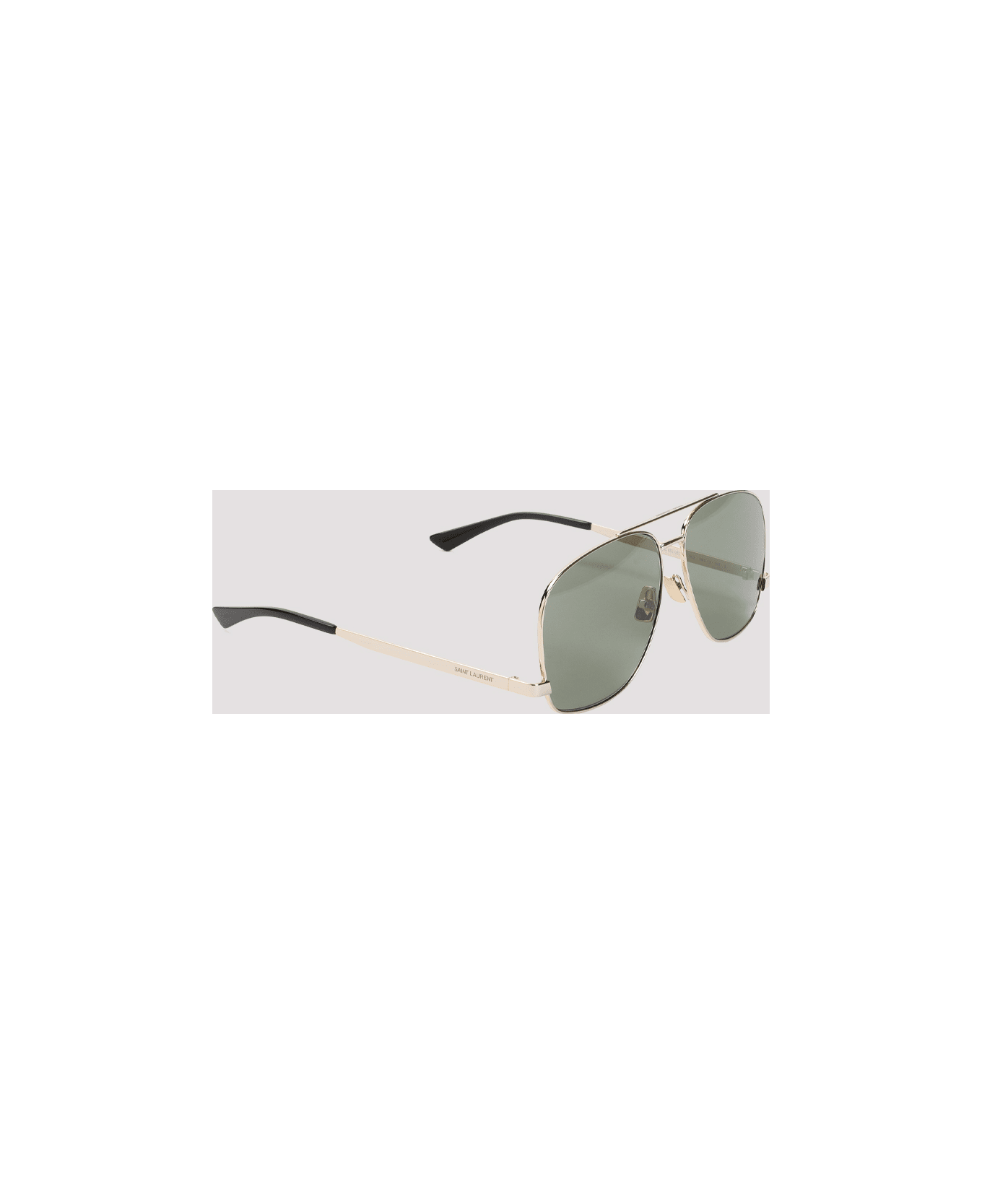 Saint Laurent Sl653 Aviator Sunglasses - Lt Gold