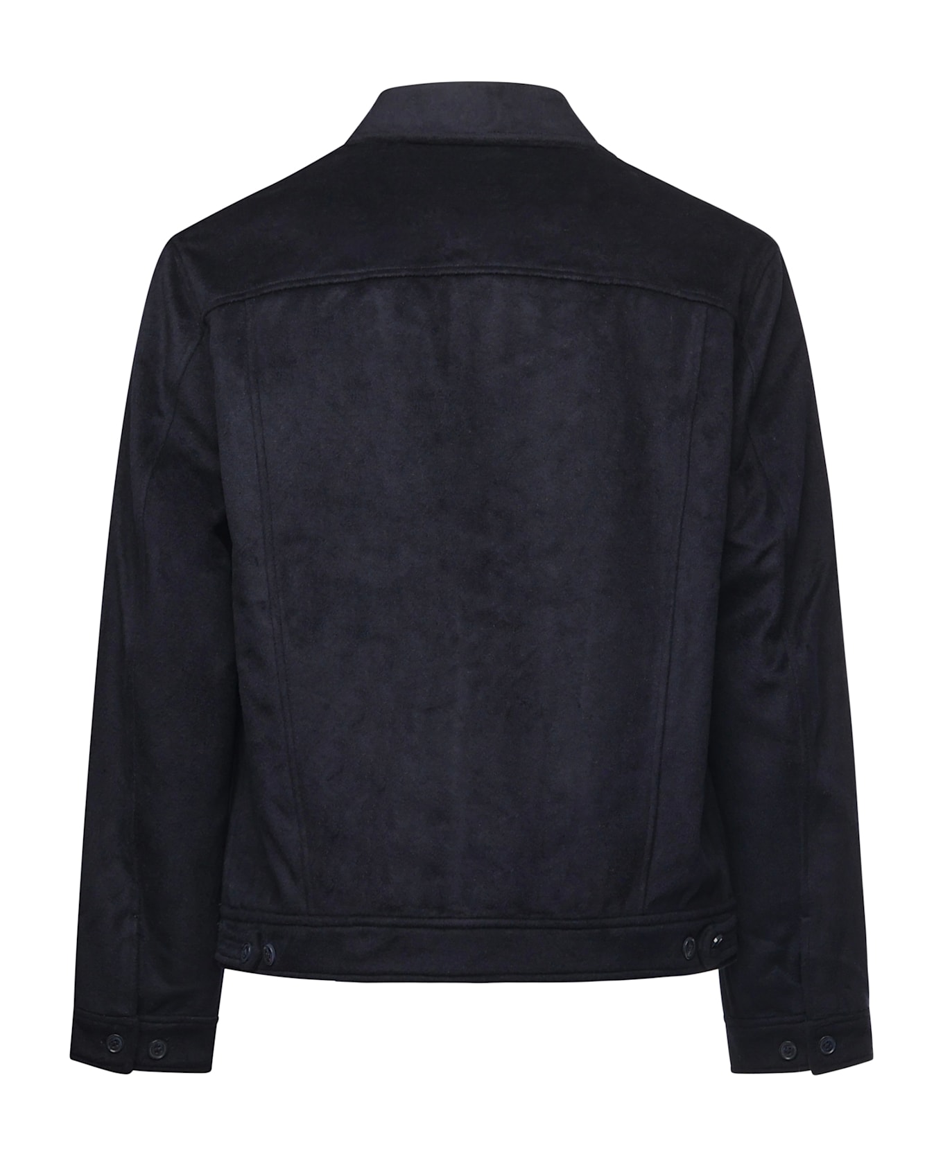 Sun 68 Wool Cloth Overshirt Jacket - Blue