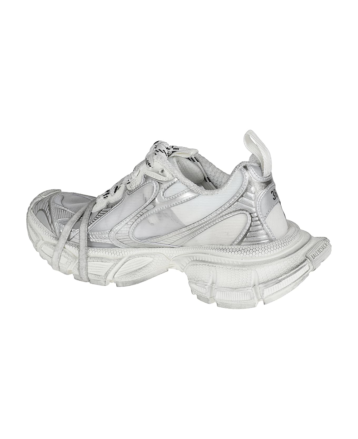 Balenciaga Summer Mesh Sneakers - White/Silver