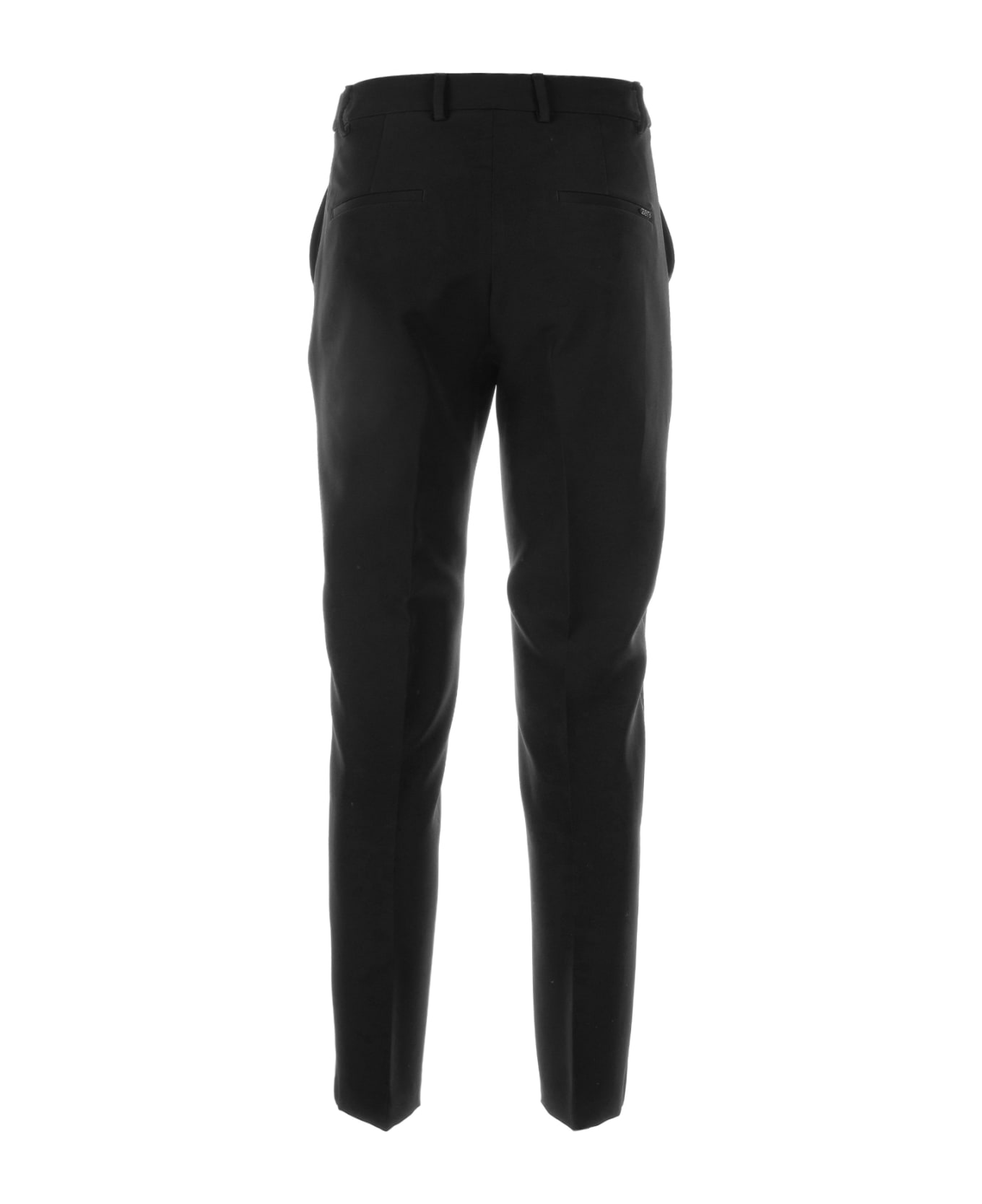 Seventy Black Trousers In Technical Fabric - NERO