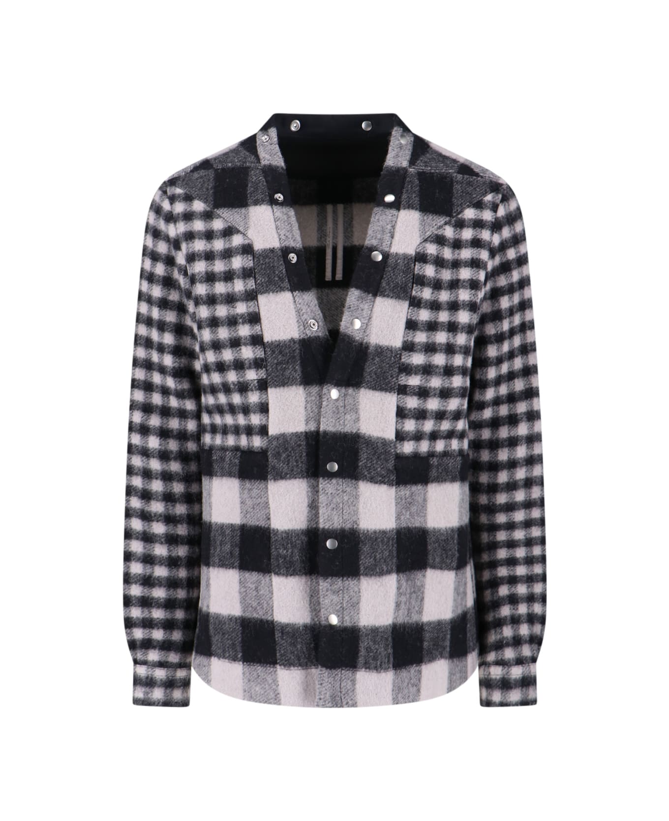 Rick Owens 
larry
 Wool Shirt - Black  