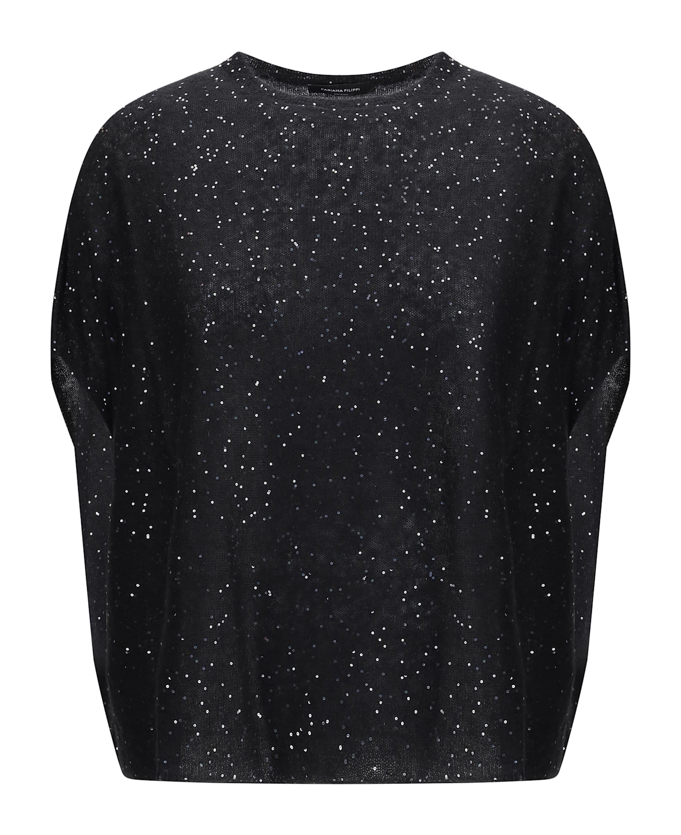 Fabiana Filippi Sequined Vest - Nero