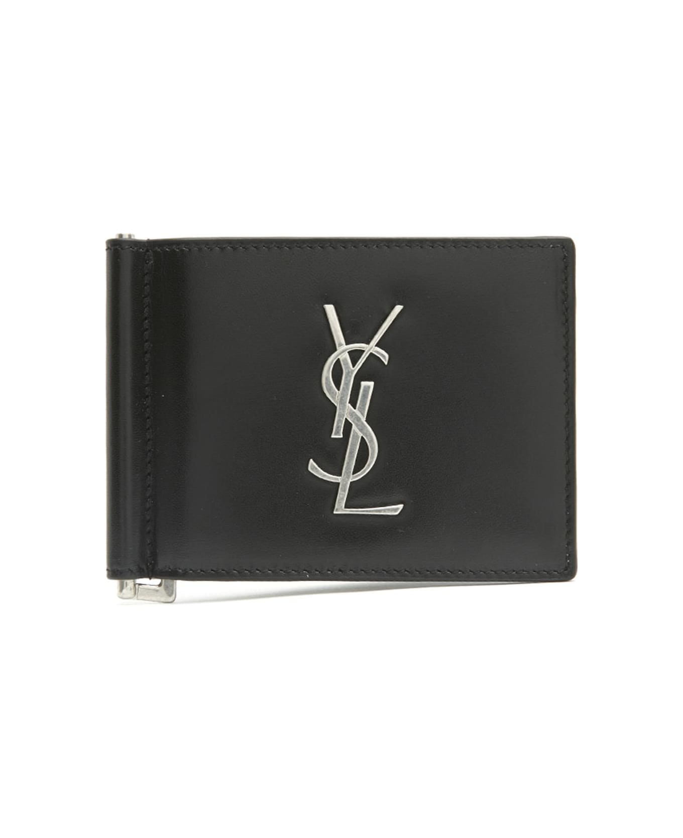 Saint Laurent 'monogram' Wallet - Black 財布
