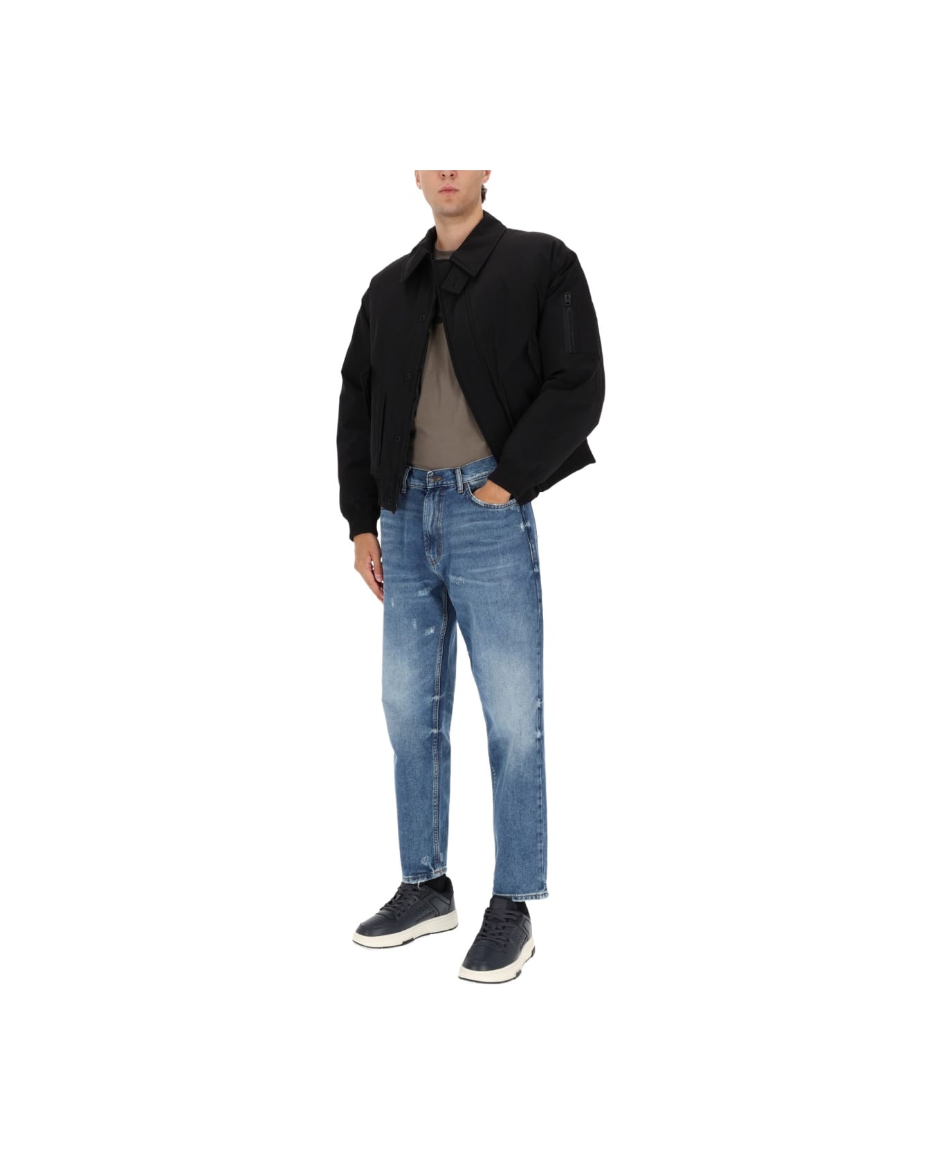 Hugo Boss Padded "bard" Jacket - BLACK