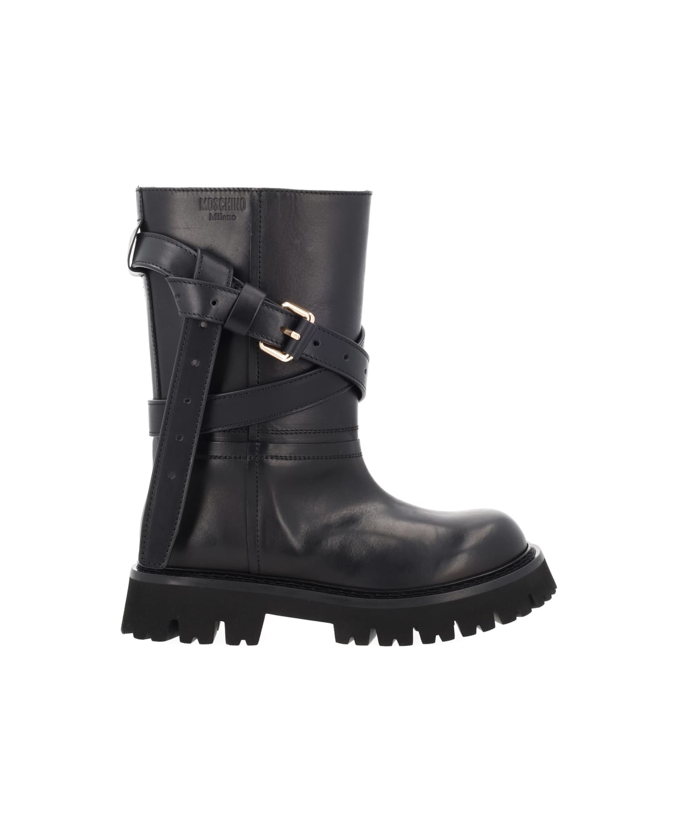 Moschino "tie-me" Boot - BLACK