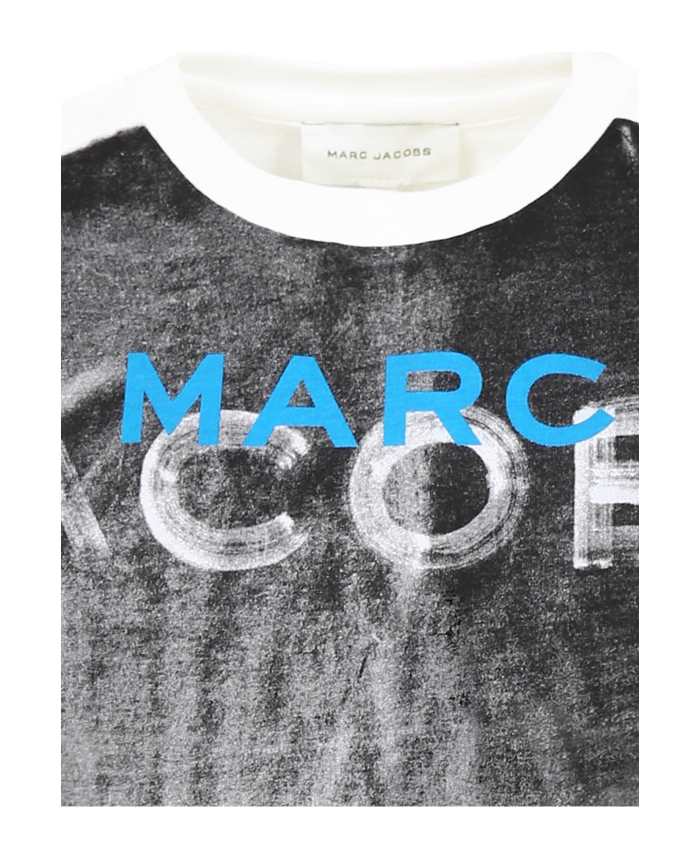 Marc Jacobs White T-shirt For Boy With Logo - White