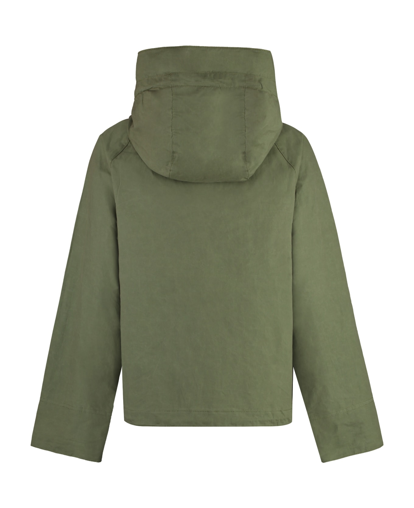 Barbour Nith Hooded Cotton Jacket - green