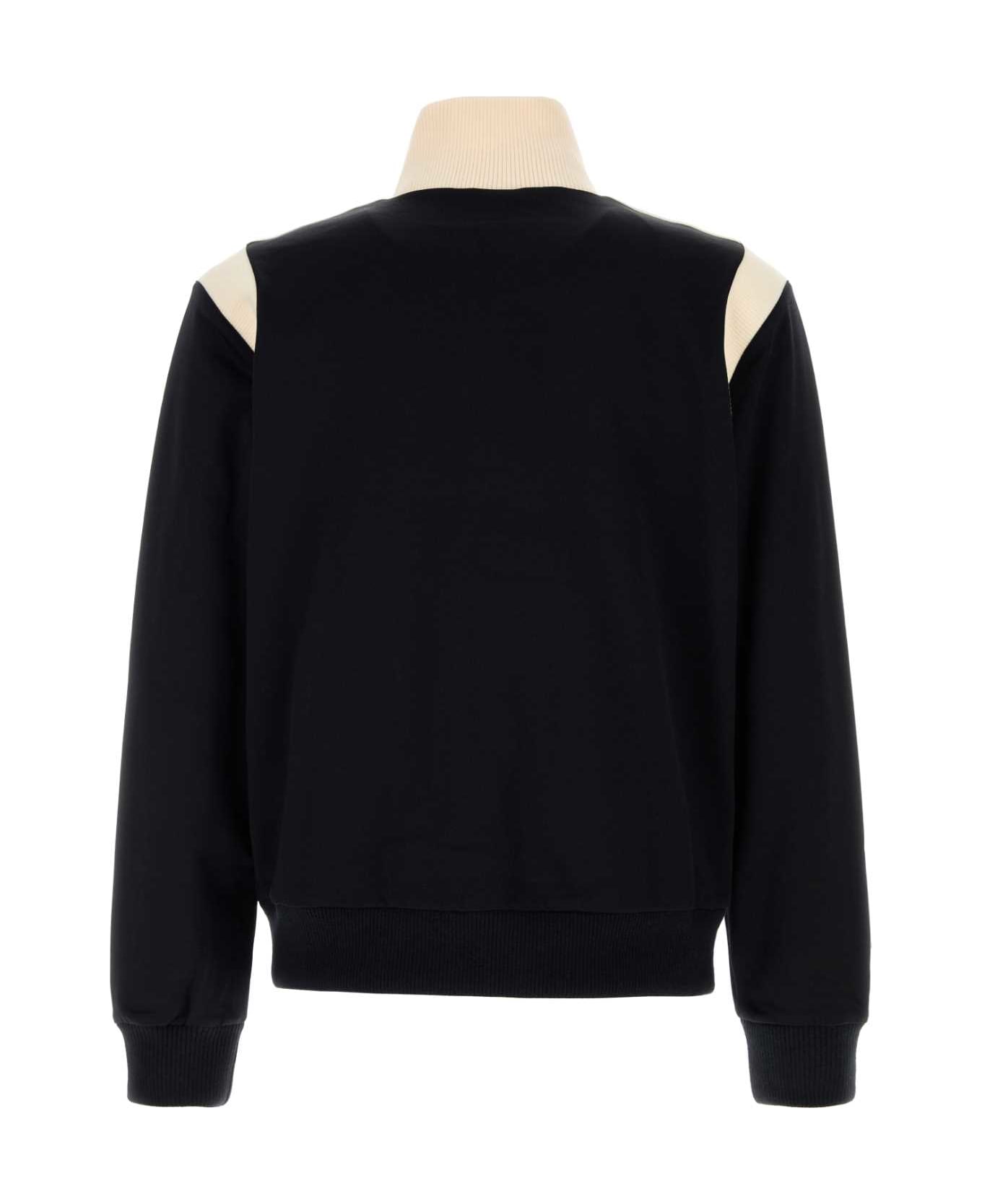 Adidas Black Stretch Twill Adidas X Wales Bonner Sweatshirt - NIGHTNAVY