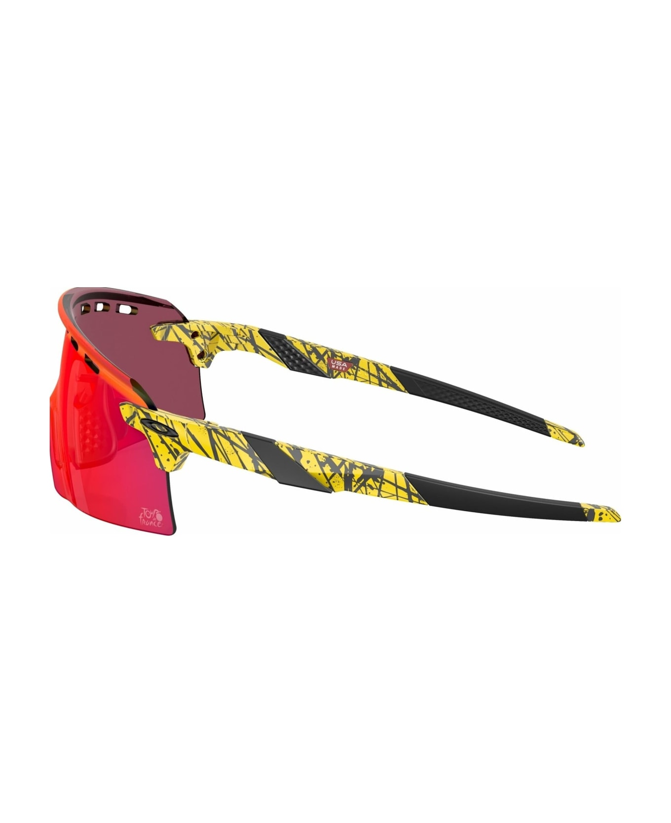 Oakley Encoder Strike - Tdf Splatter / Prizm Road Sunglasses - yellow