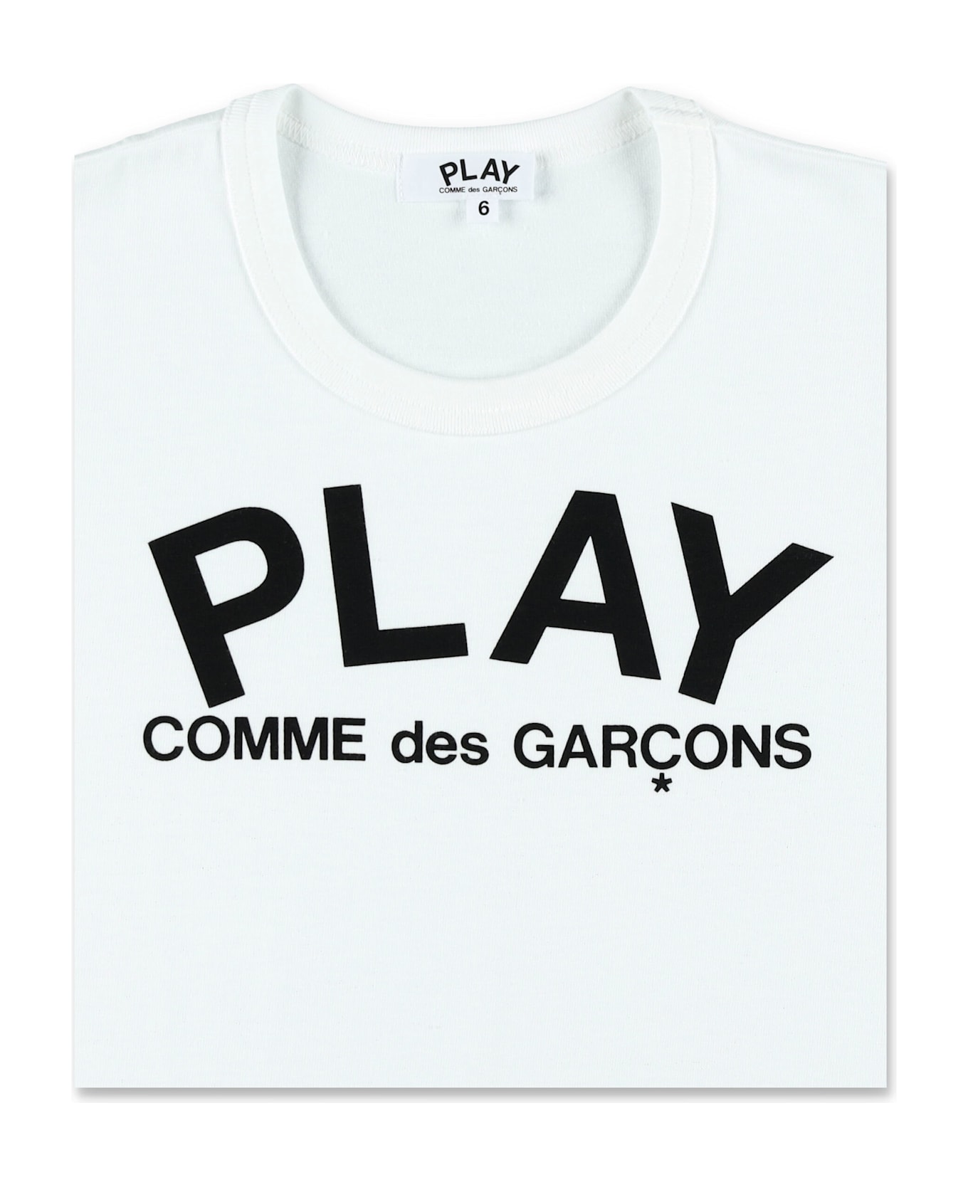 Comme des Garçons Play Kid - Logo T-shirt - WHITE