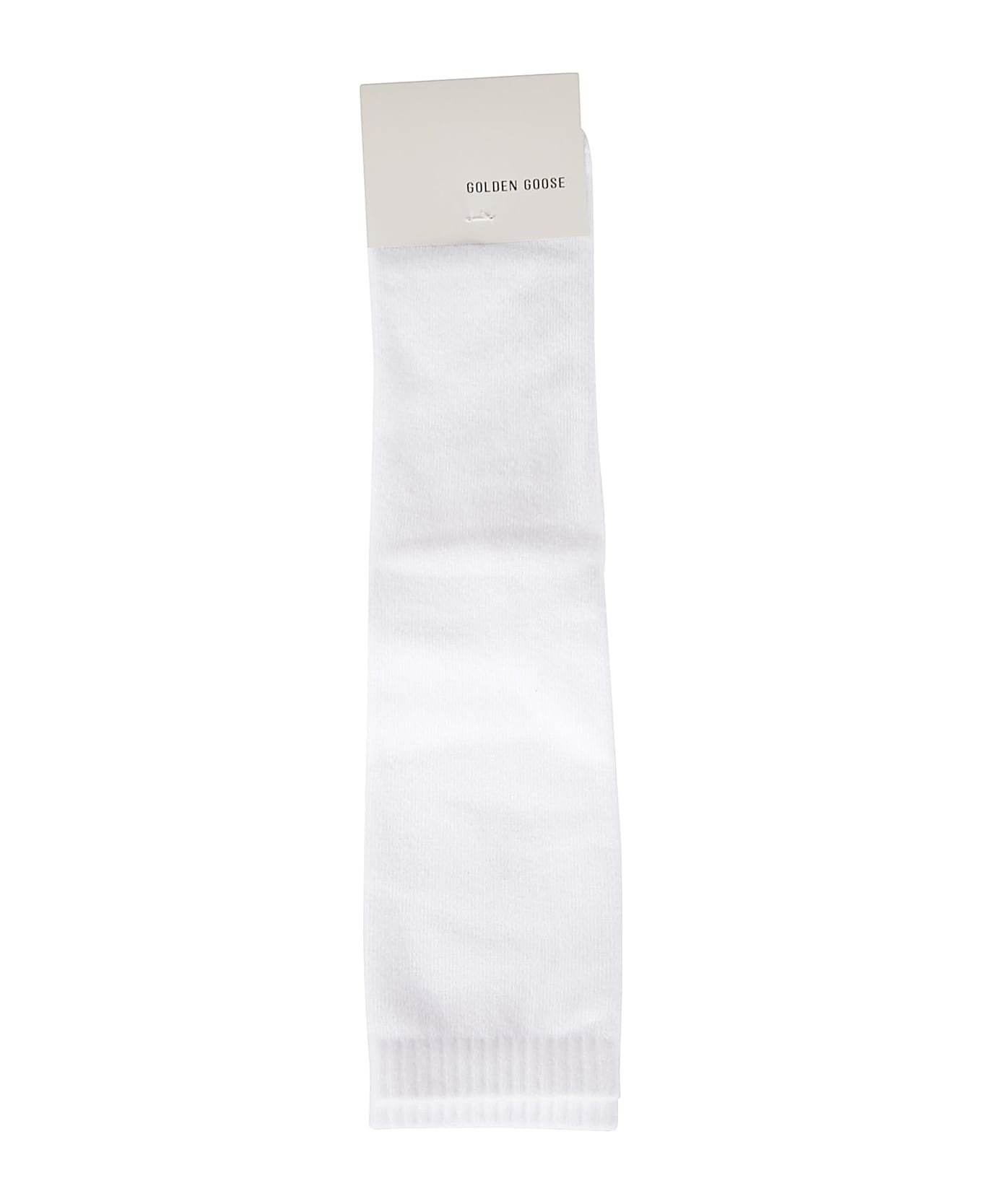 Golden Goose Ribbed Ankle Socks - White