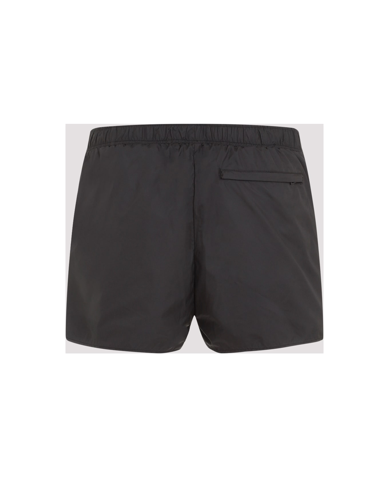 032c Polyester Swim Trunks - Black