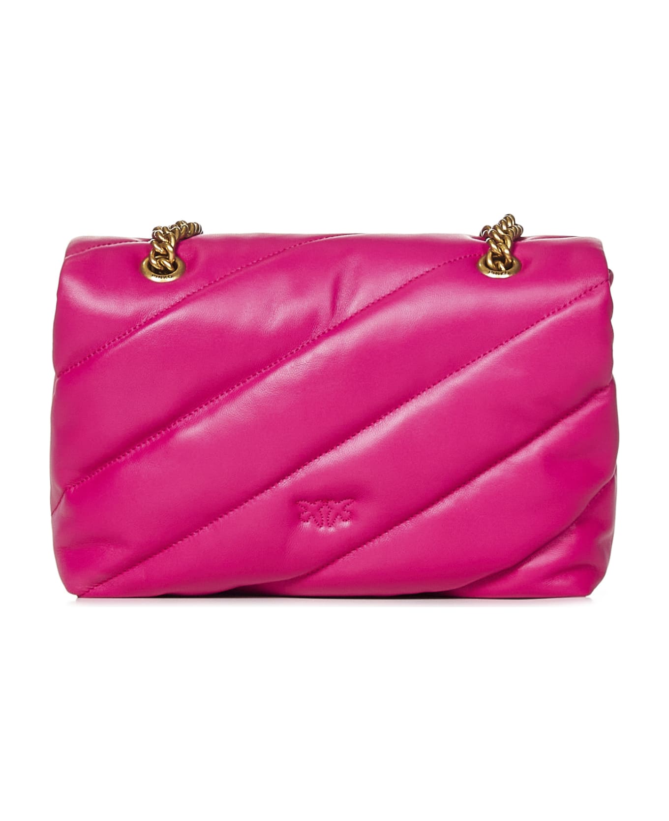 Pinko Classic Love Bag Puff Maxi Quilt Shoulder Bag - Fuchsia