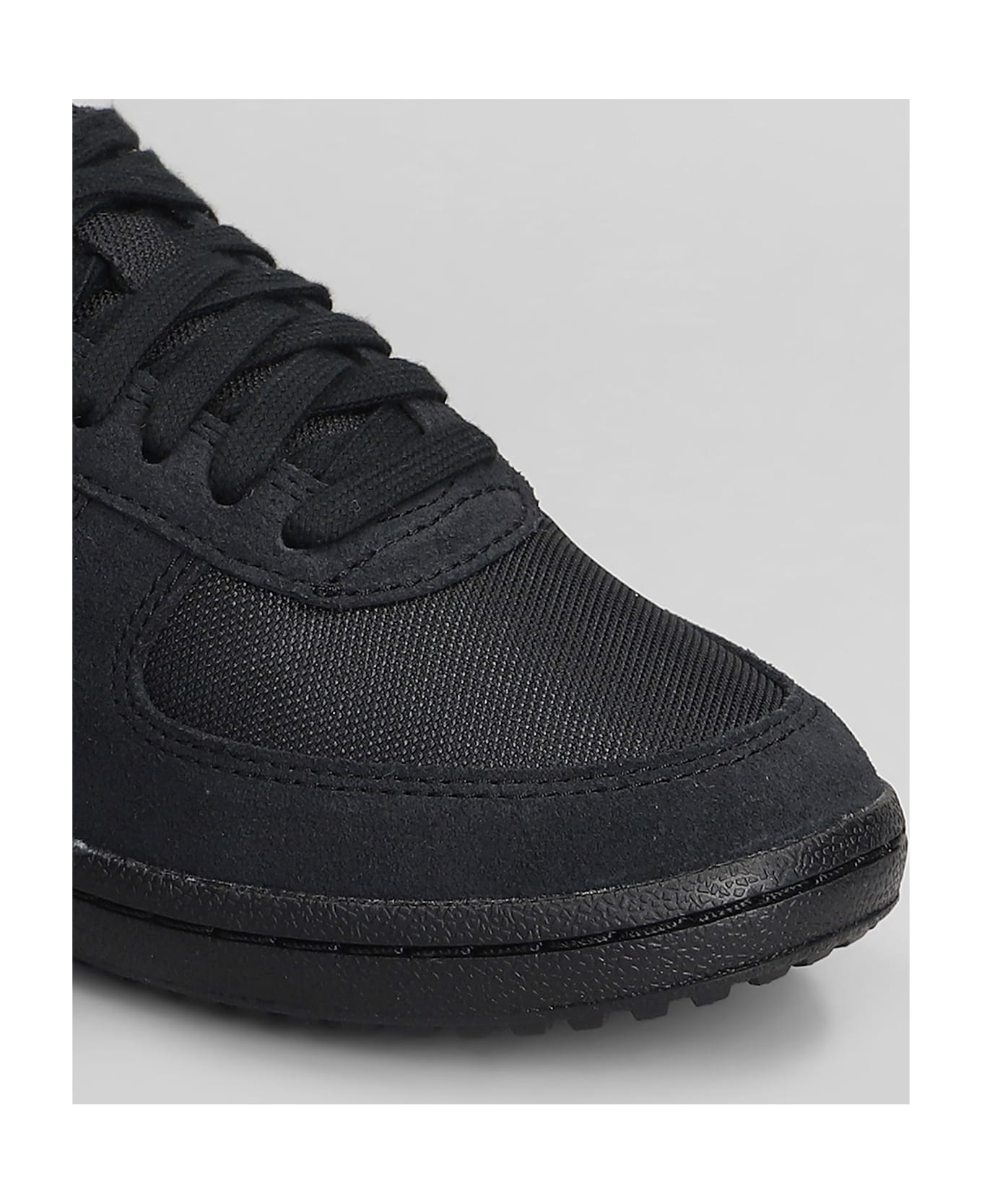 Nike Field General Sneakers In Black Suede And Fabric - black