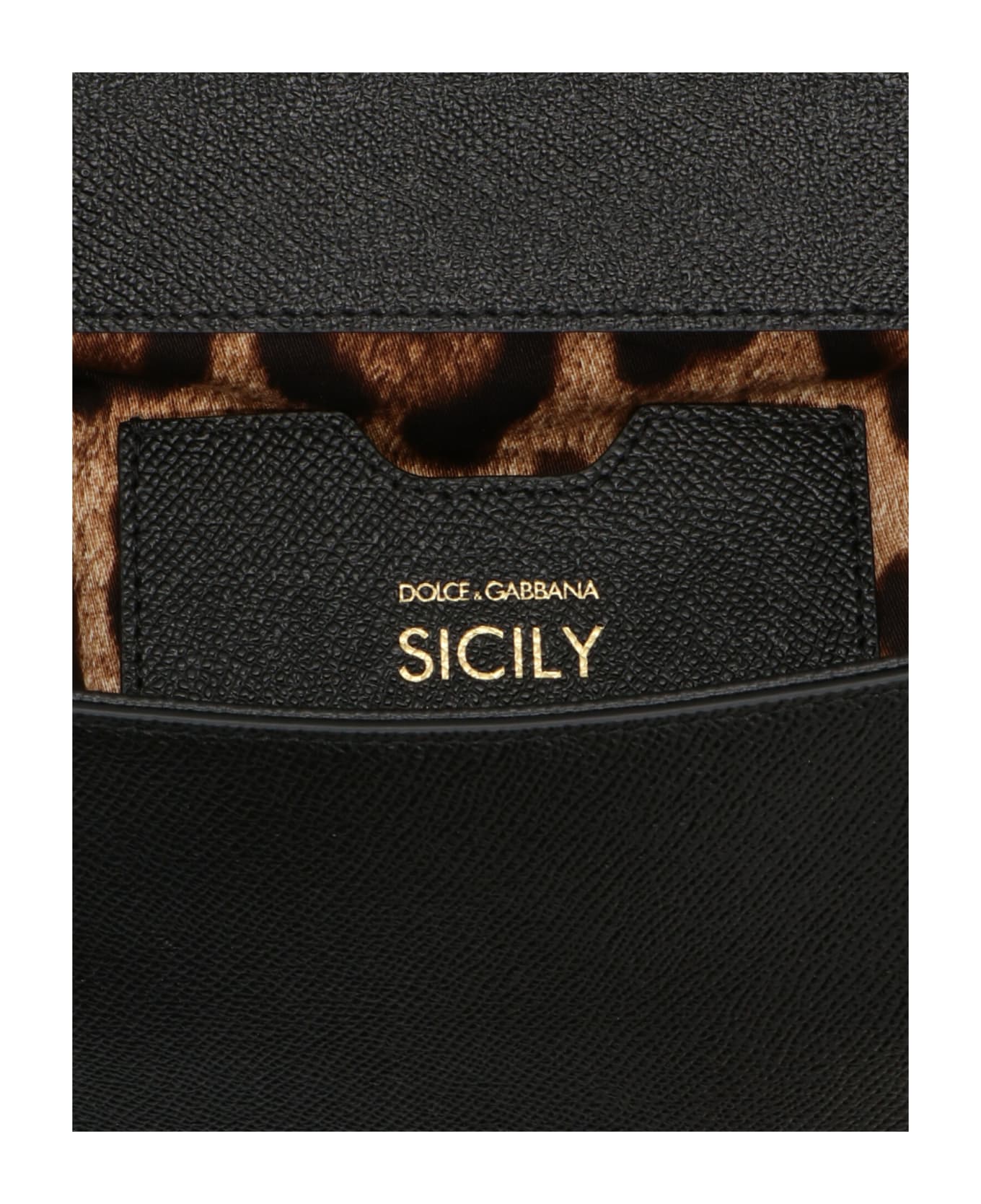 Dolce & Gabbana 'sicily' Mini Handbag - Black  
