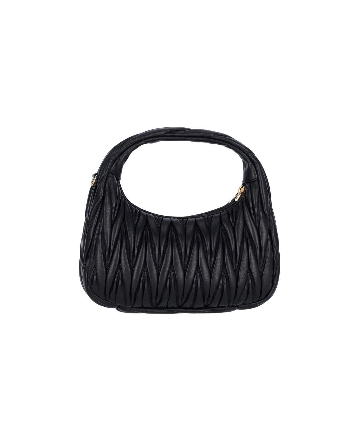 Miu Miu 'wander' Hobo Bag - Nero
