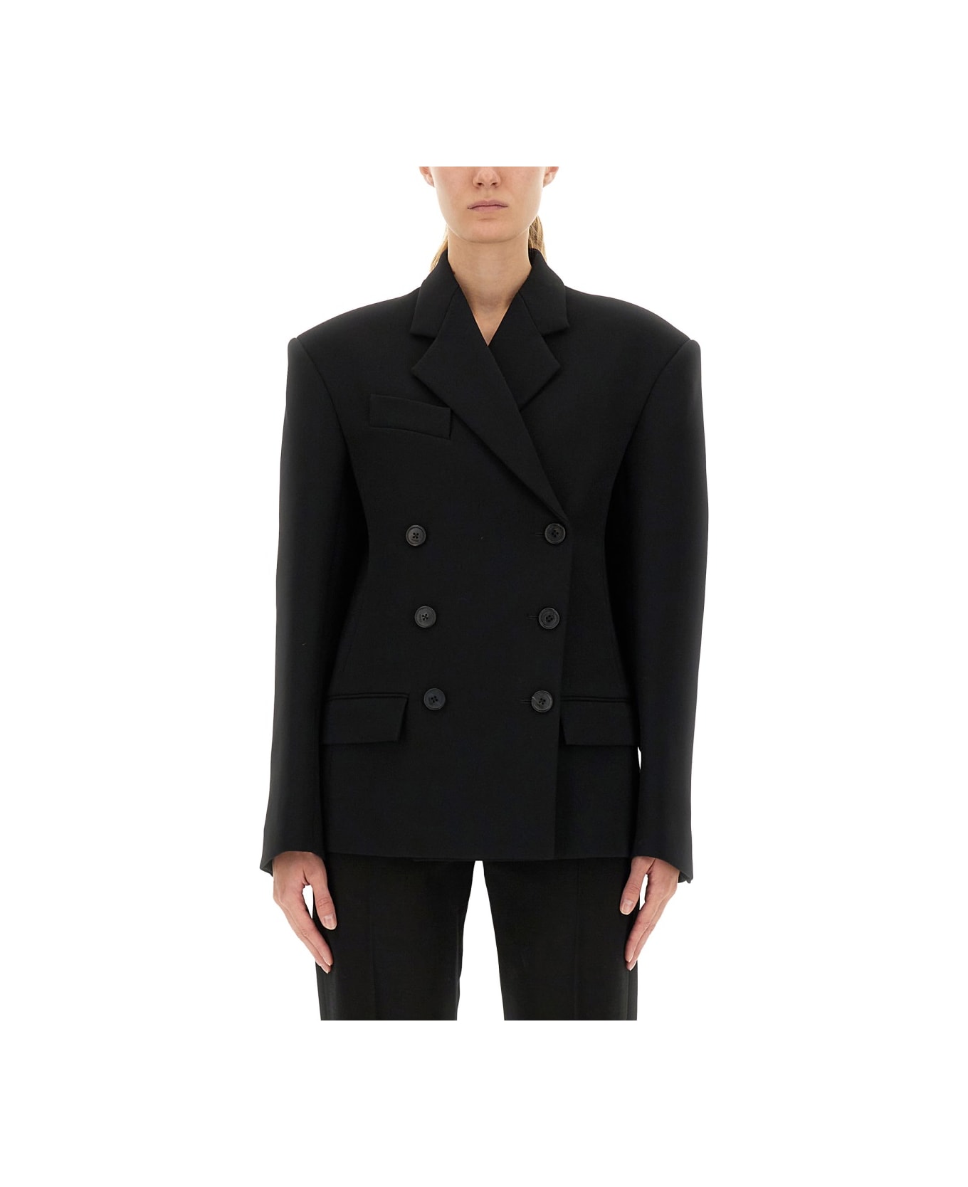 Khaite "arnoll" Coat - BLACK
