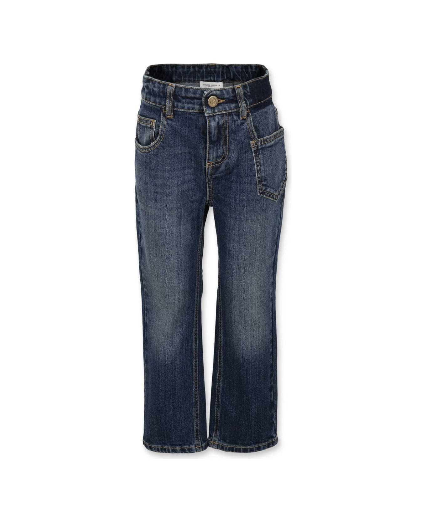 Golden Goose Jeans Con Tasca Laterale - Blue