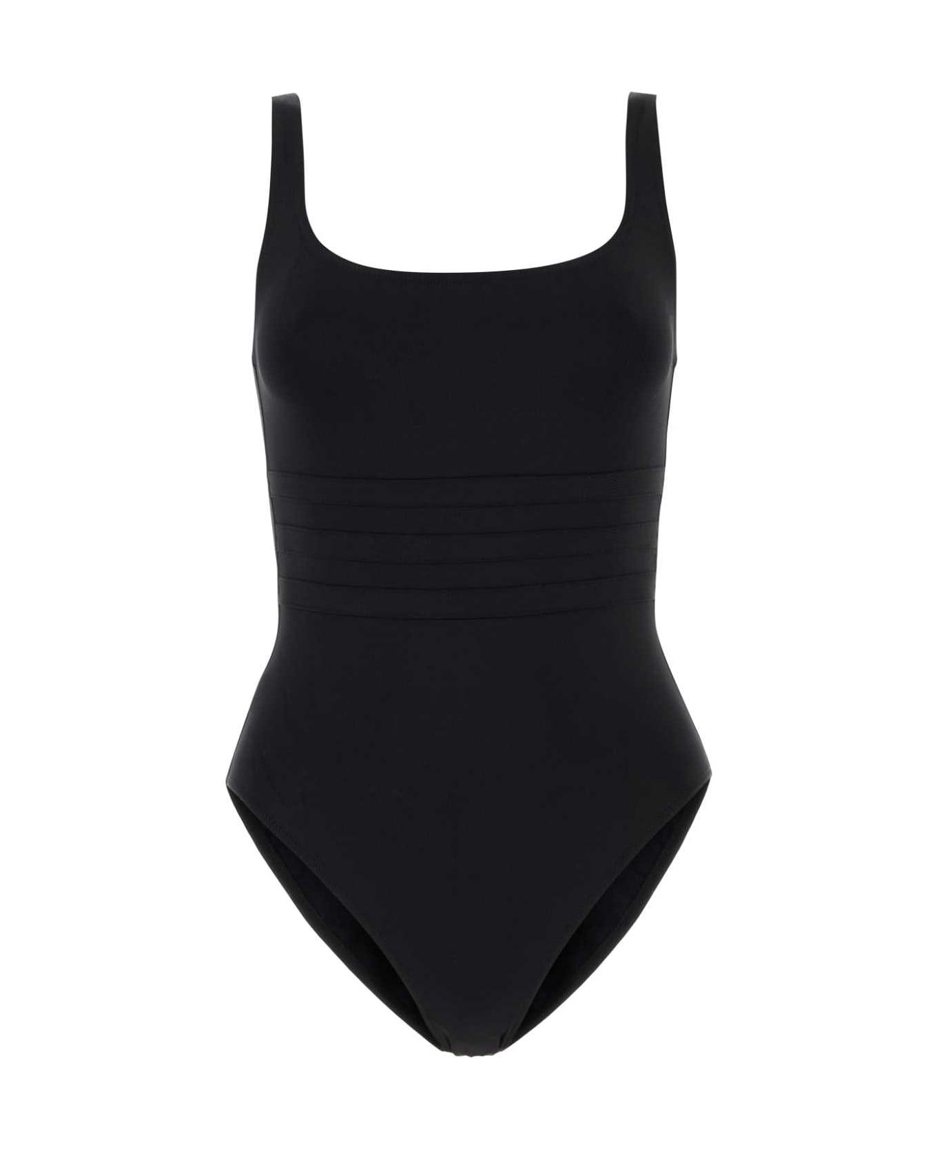 Eres Black Stretch Nylon Swimsuit - NOIR