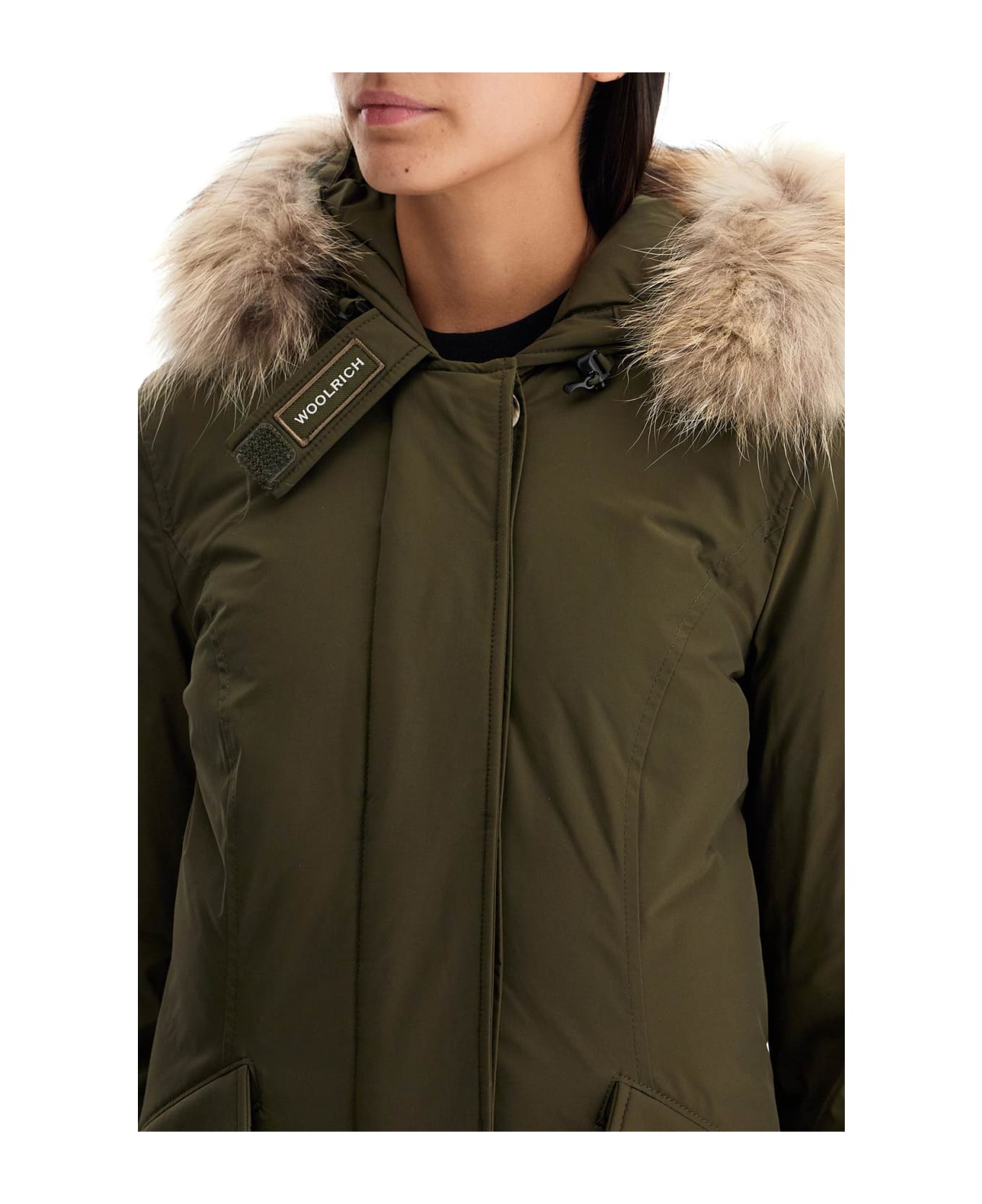 Woolrich Luxury Arctic Parka With Fur - DARK GREEN