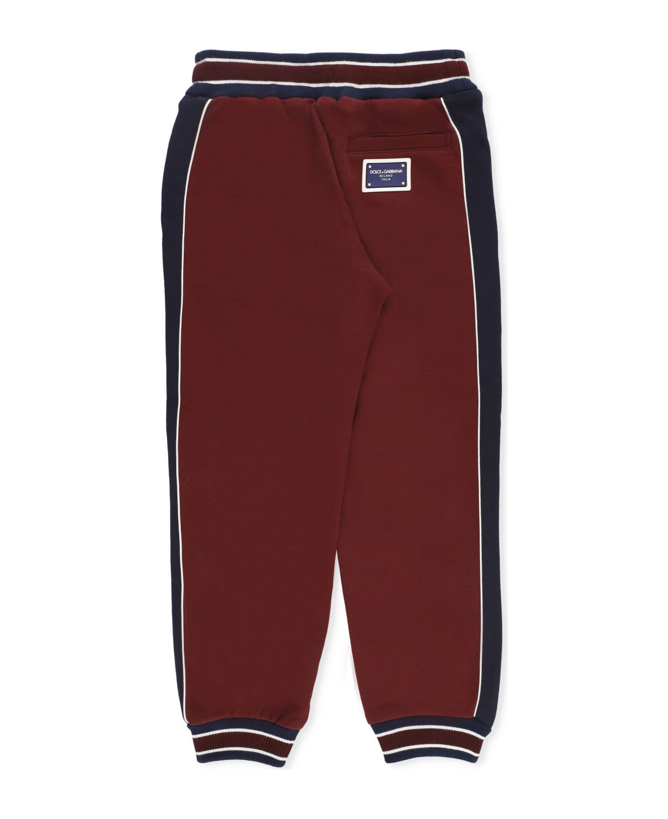 Dolce & Gabbana Cotton Trousers - Bordeaux