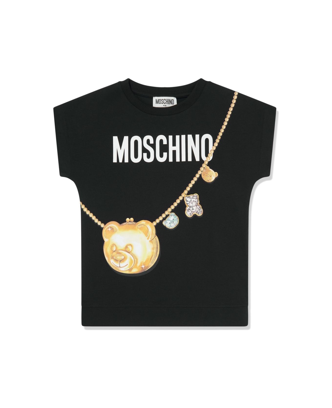 Moschino T-shirt Con Stampa - Black
