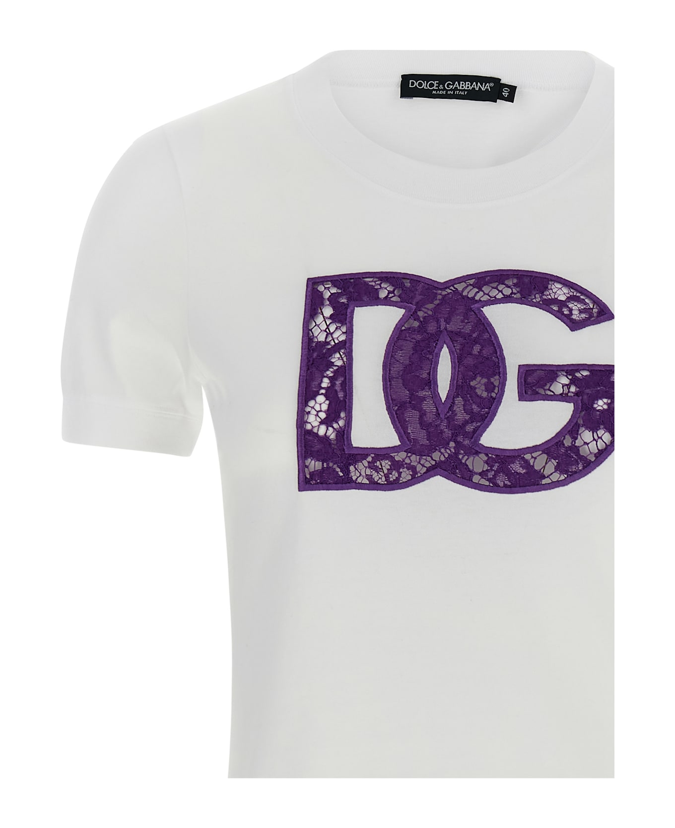 Dolce 
Gabbana Lace T-shirt - White