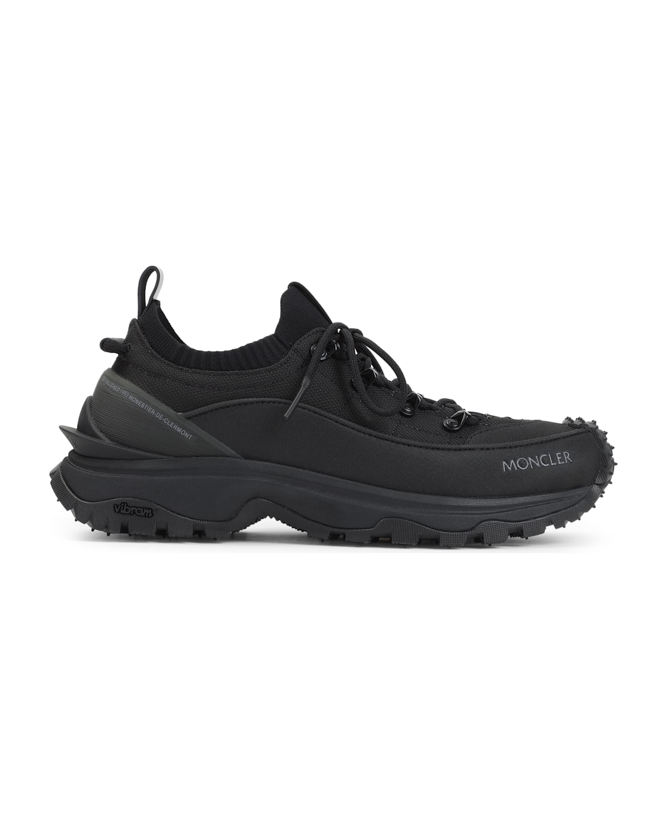 Moncler Trailgrip Lite3 Low Top Sneakers - Black スニーカー