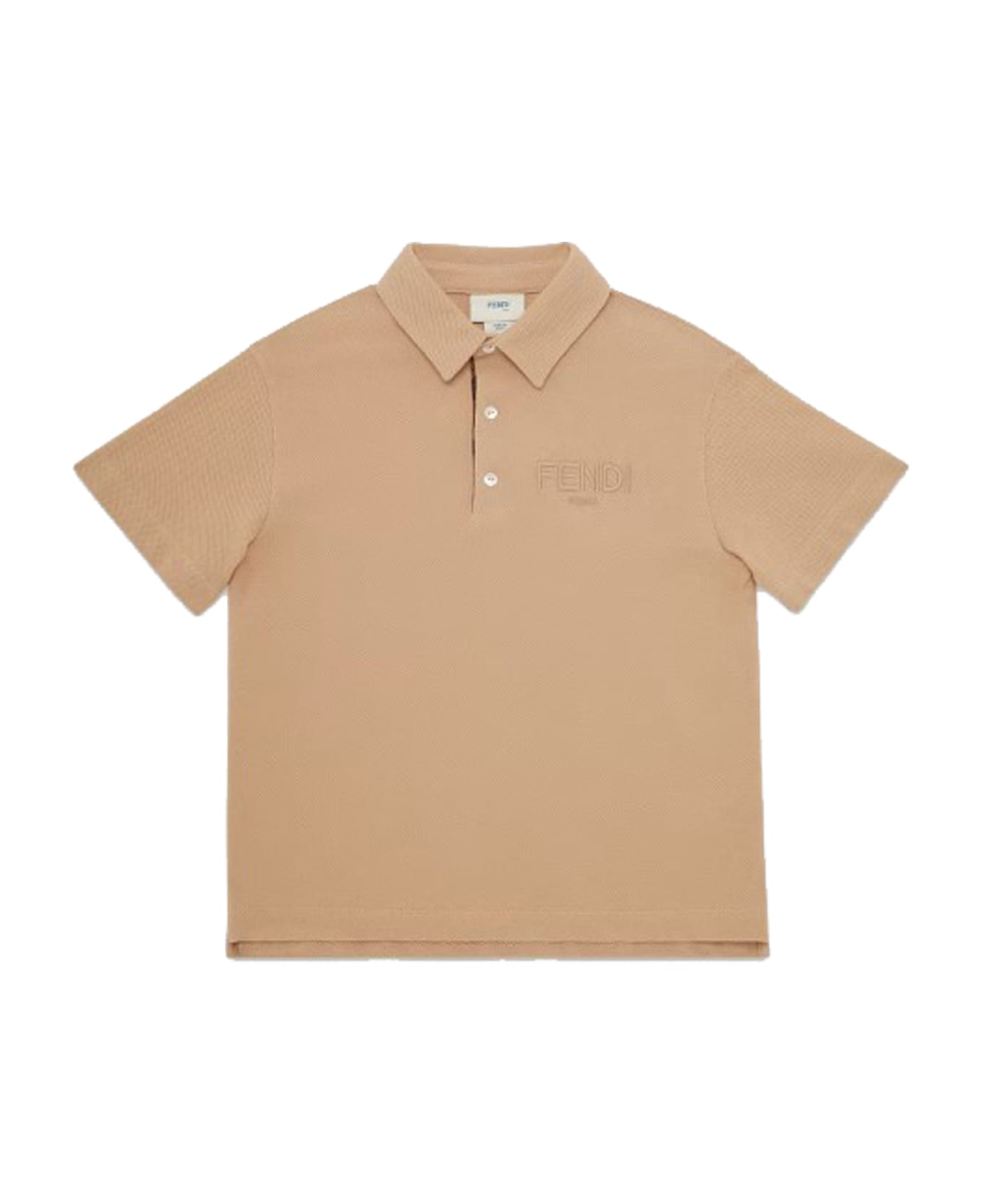 Fendi Junior Polo Shirt - Beige