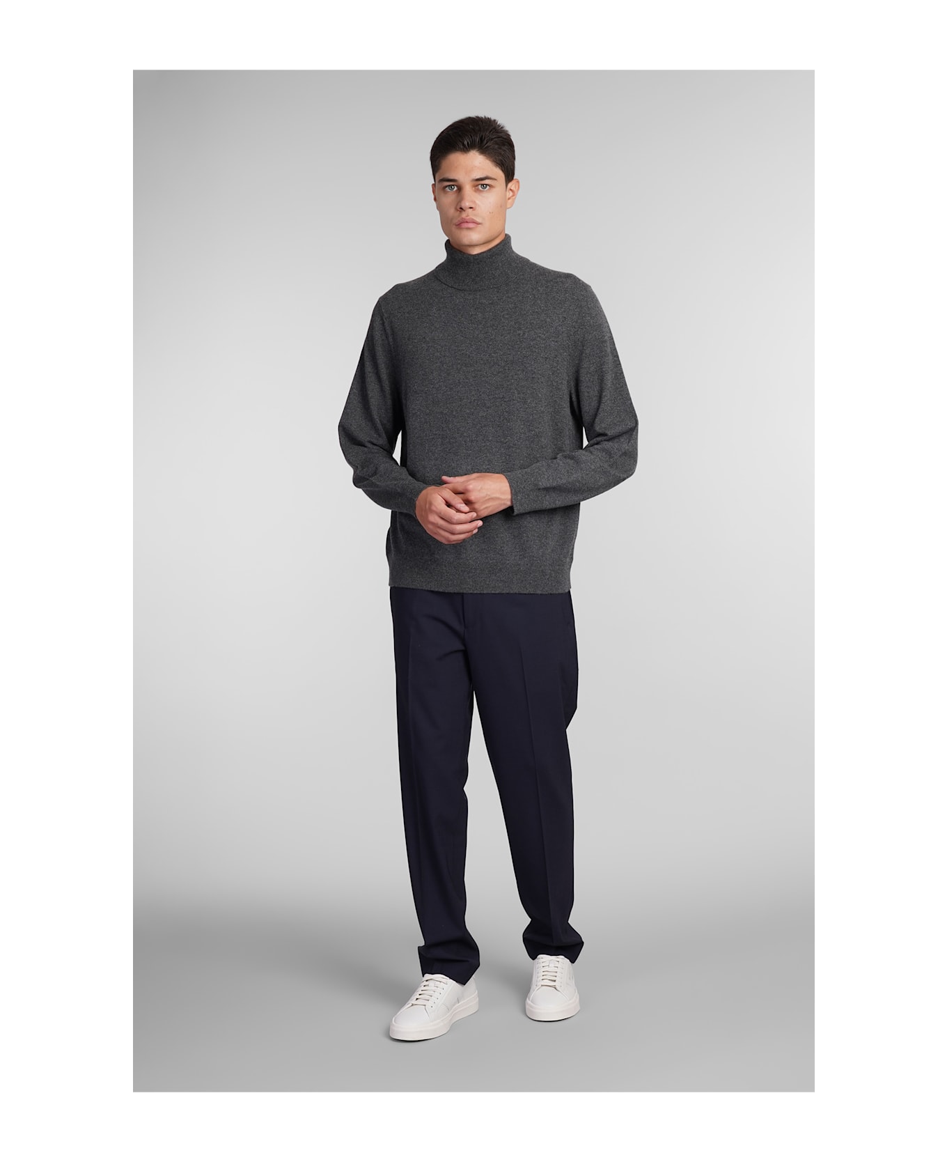 Theory Knitwear In Grey Cashmere - grey