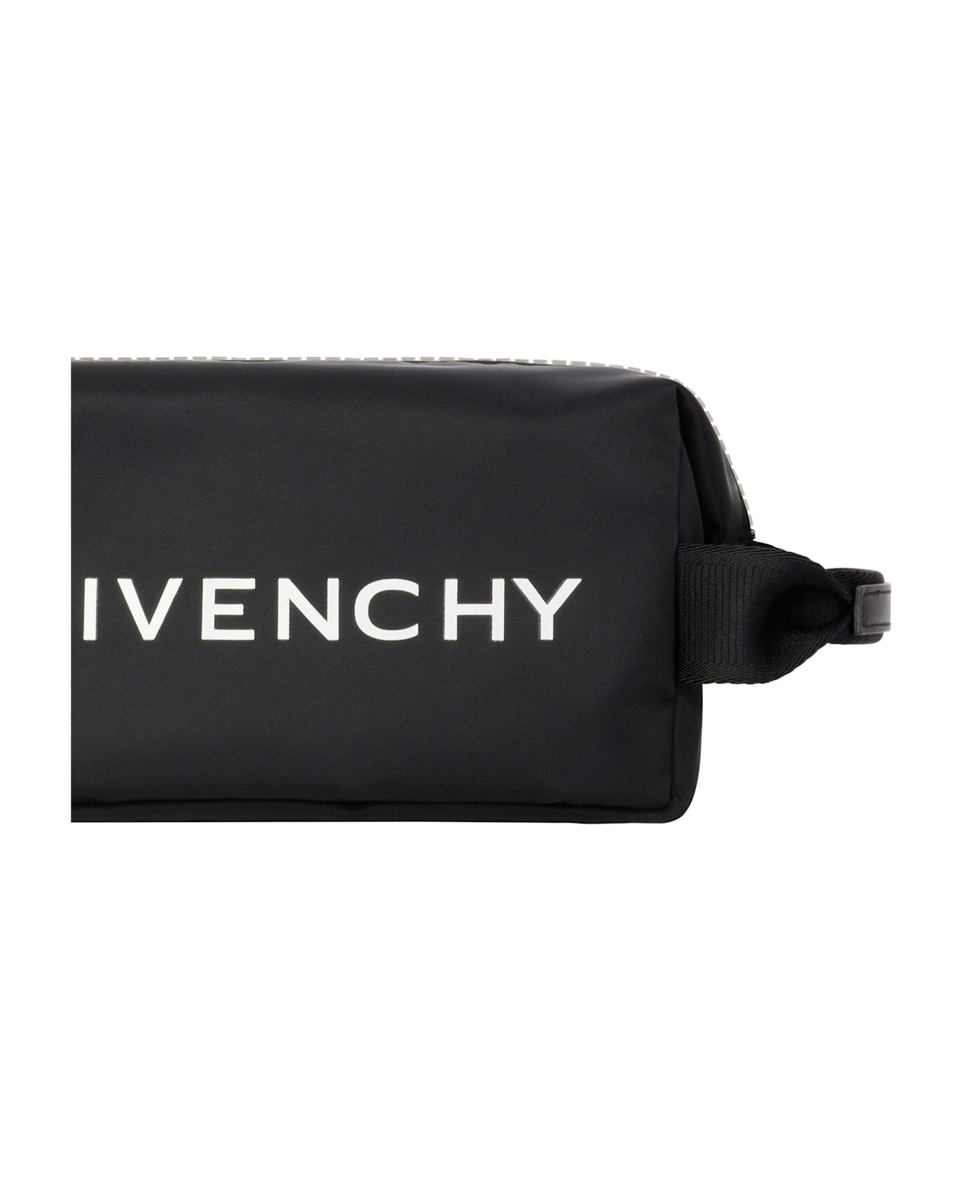 Givenchy G-zip Toiletry Bag In Nylon - Black