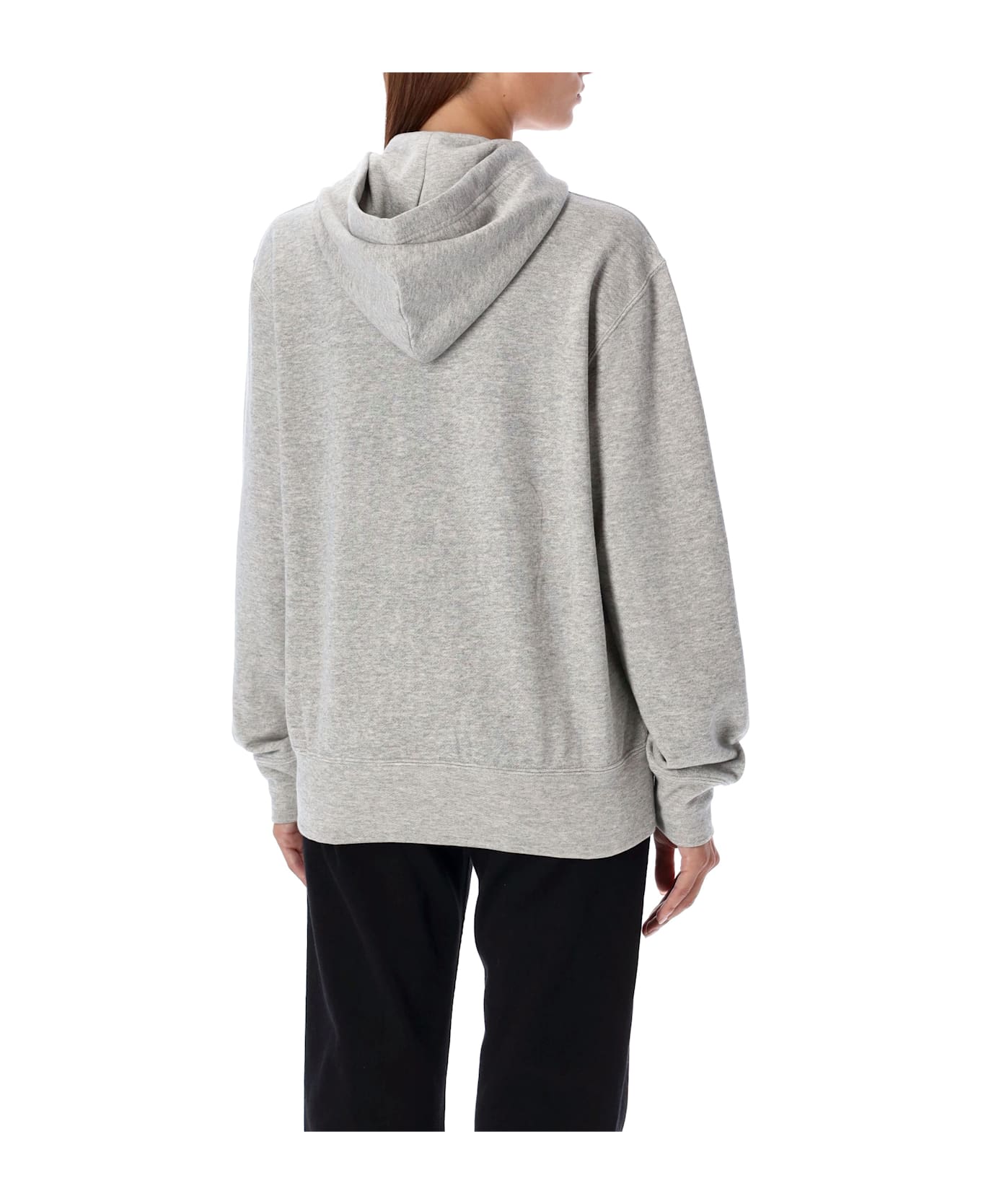 Comme des Garçons Play Red Heart Zipped Hoodie - GREY