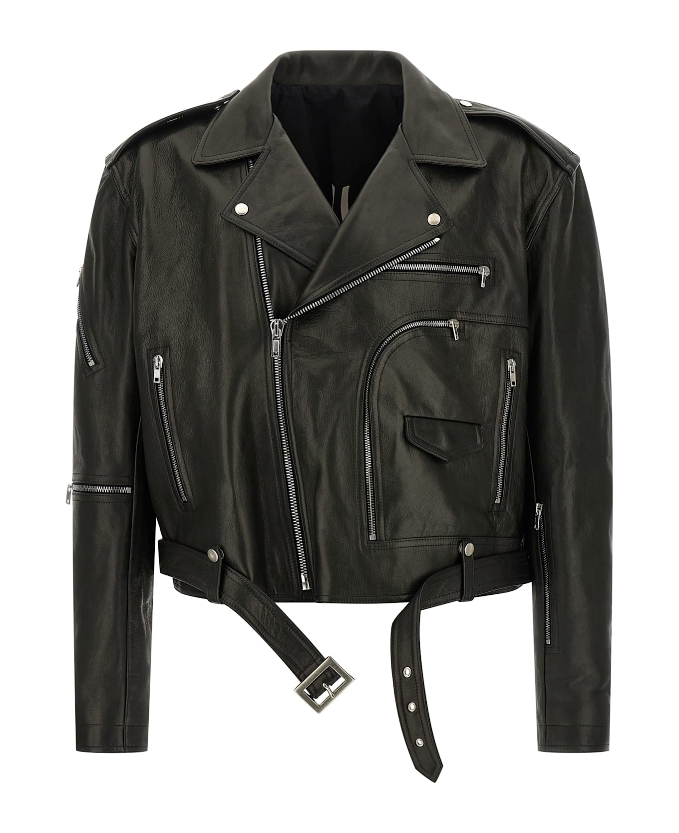 Rick Owens 
cropped Jumbo Bauhaus Stooges
 Jacket - Black  