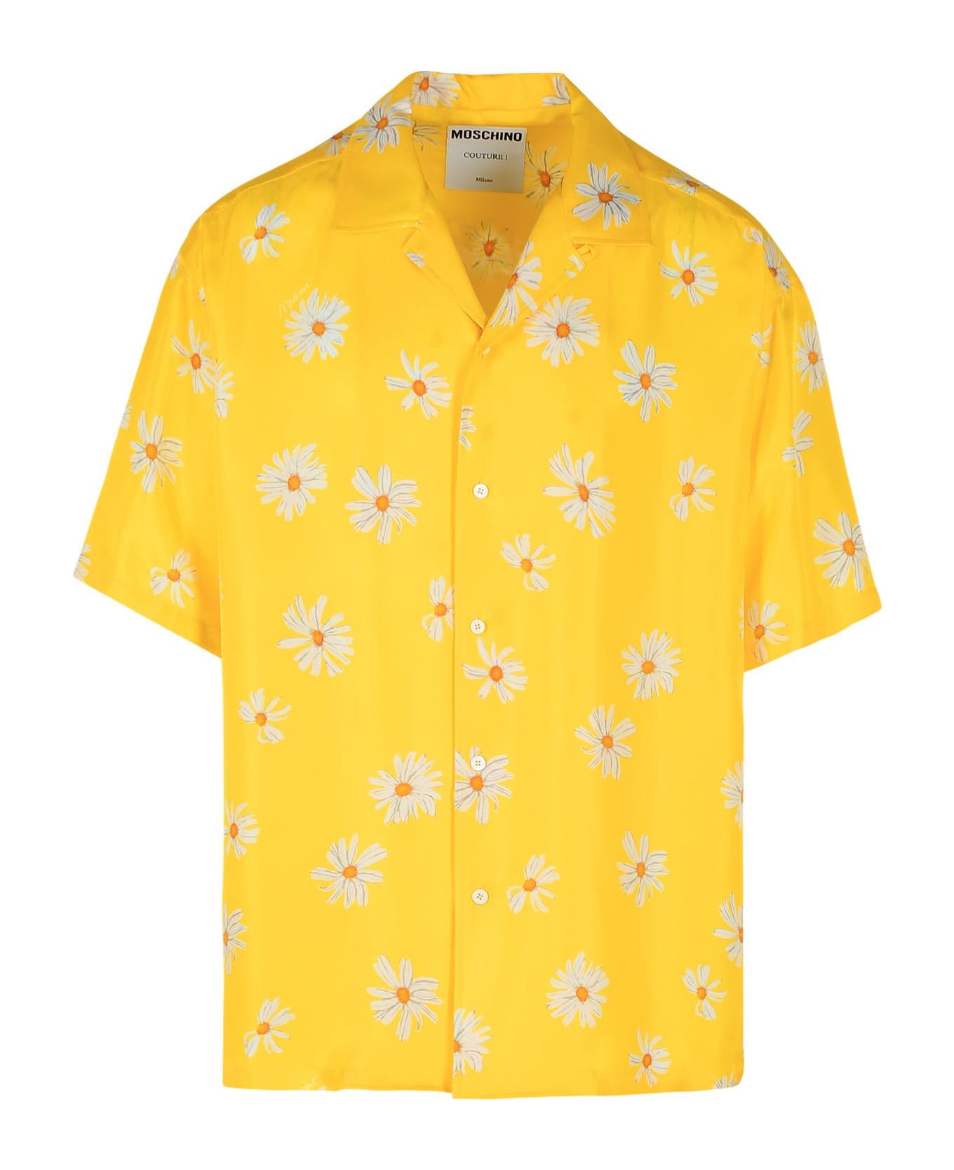 Moschino Yellow Silk Shirt - Yellow