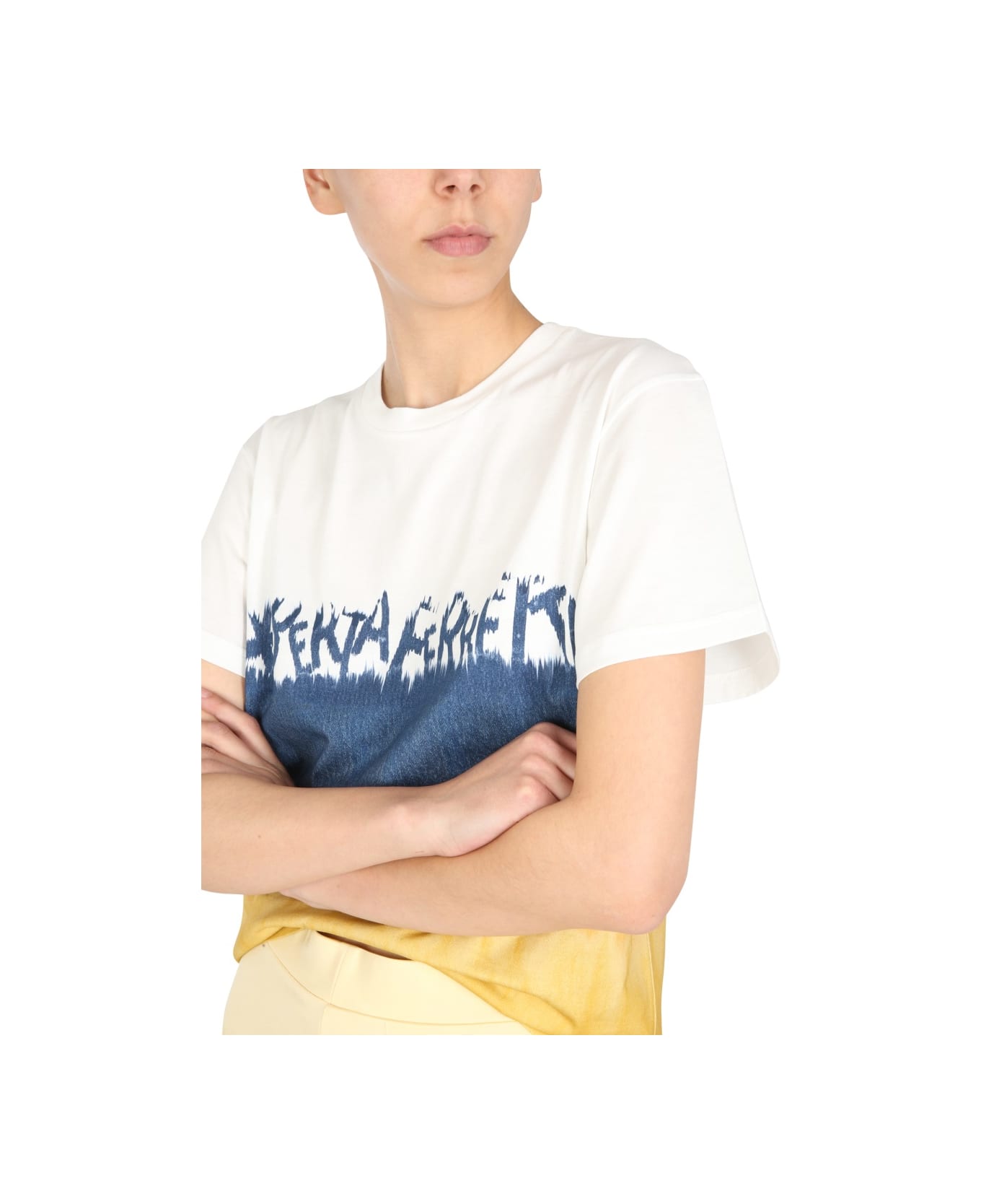 Alberta Ferretti Crew Neck T-shirt - MULTICOLOUR