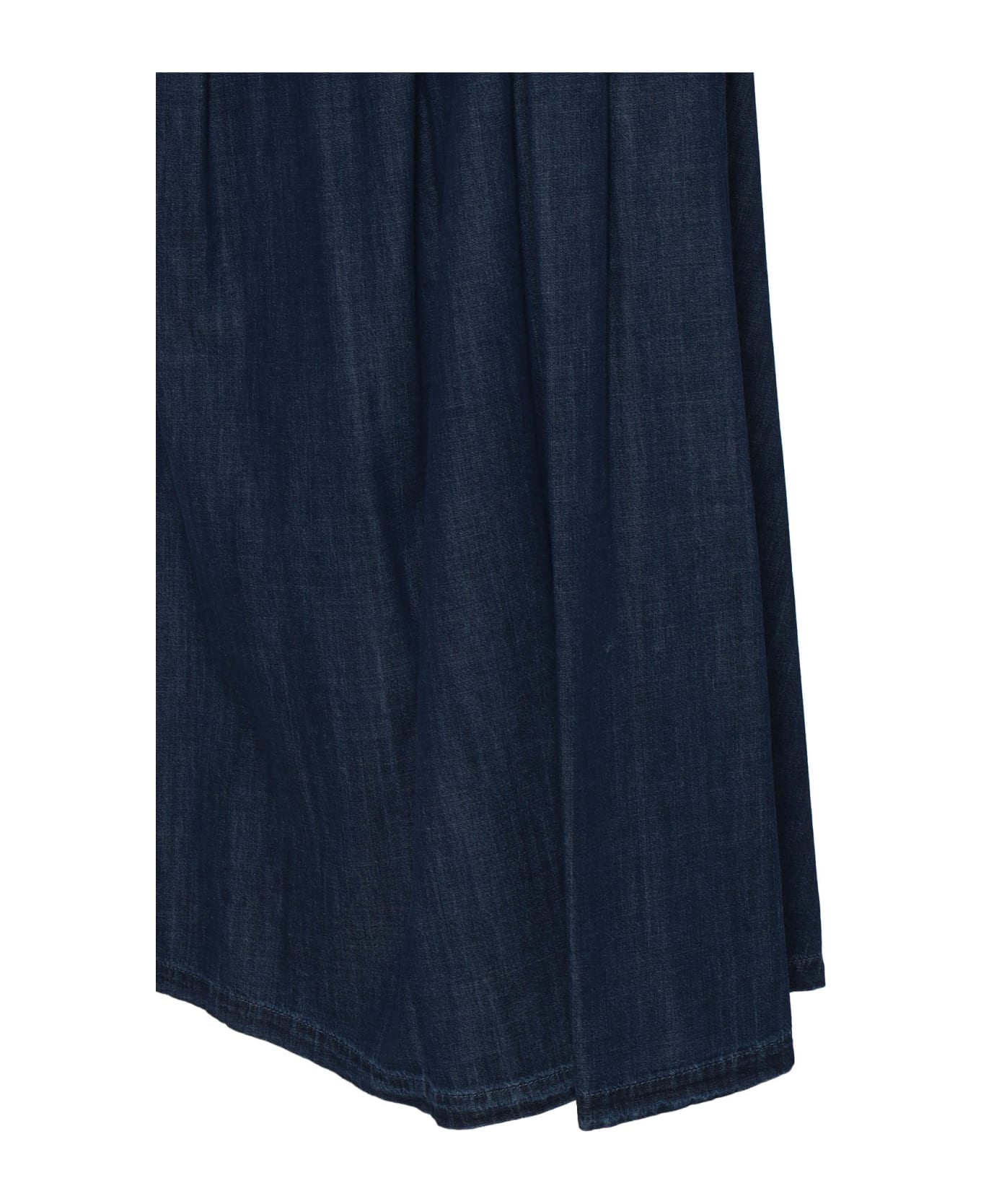 Lorena Antoniazzi Long Denim Skirt - BLUE