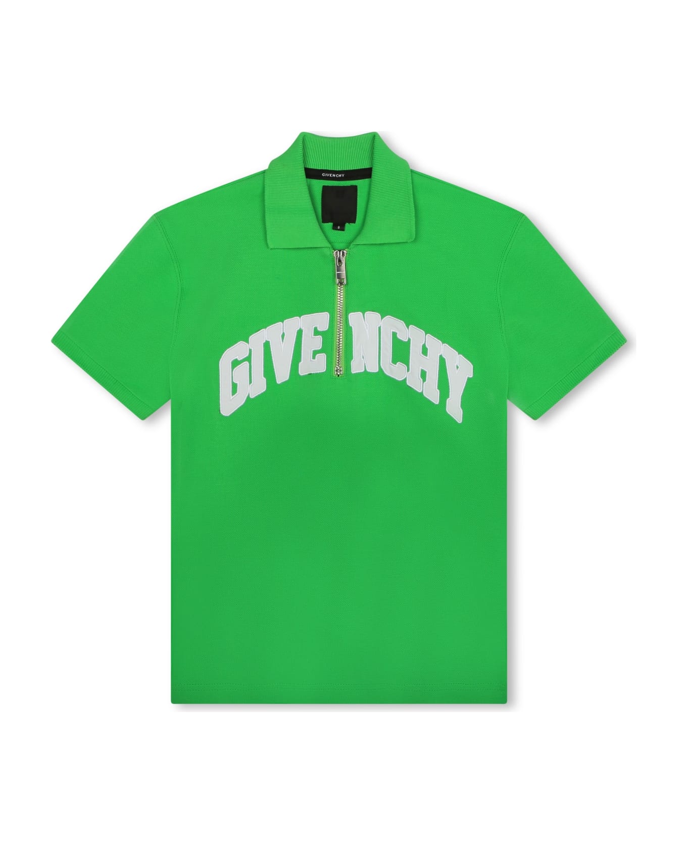 Givenchy Polo Shirt With Embroidery - Verde