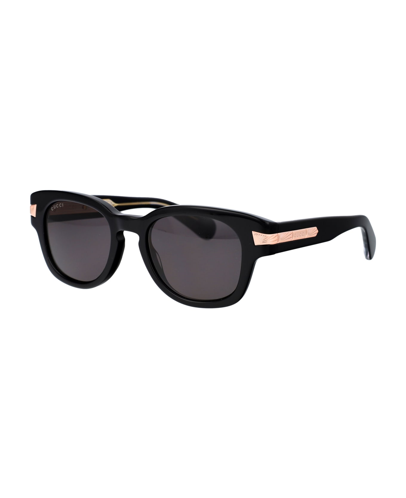 Gucci Eyewear Gg1518s Sunglasses - 001 BLACK BLACK GREY サングラス