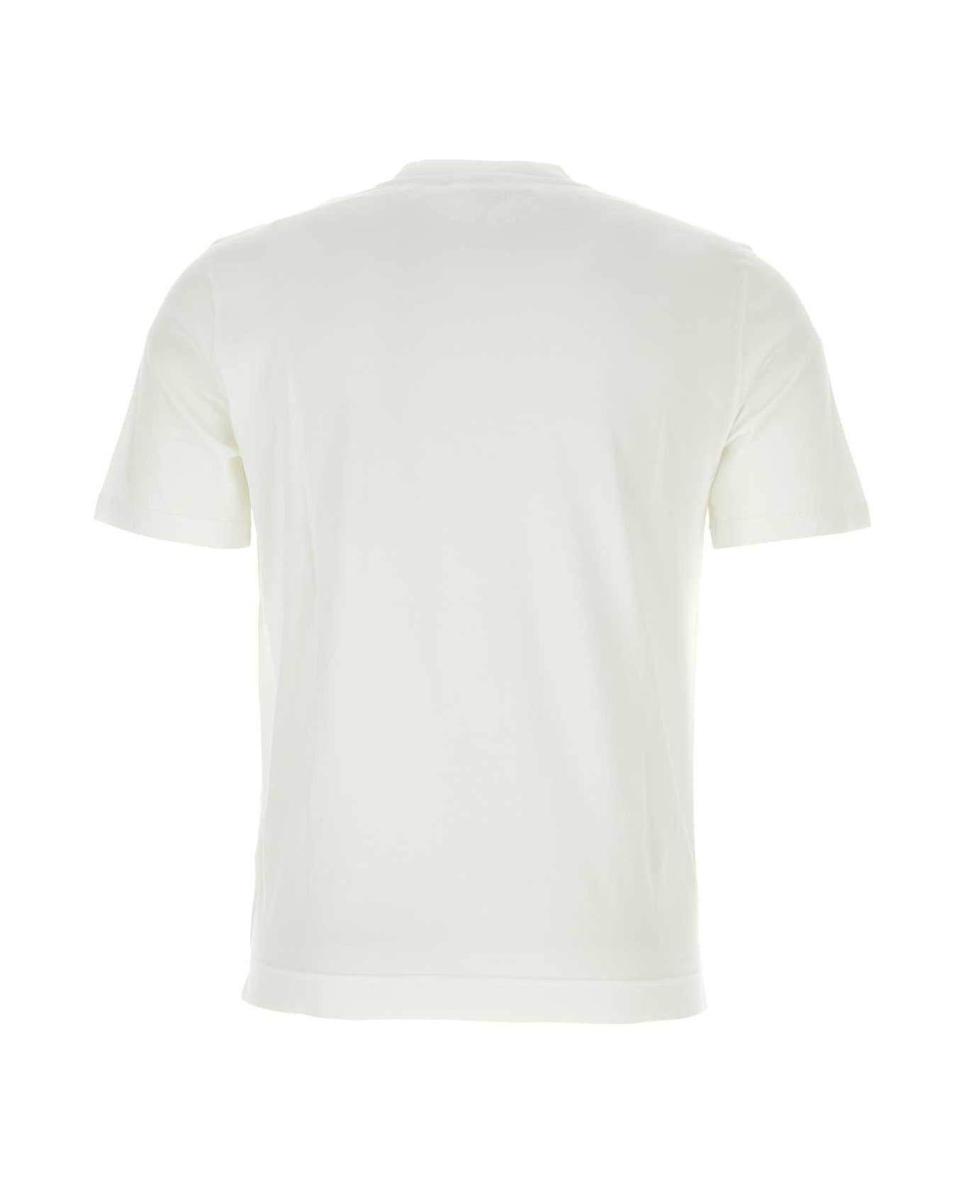 Fedeli White Cotton T-shirt - White シャツ