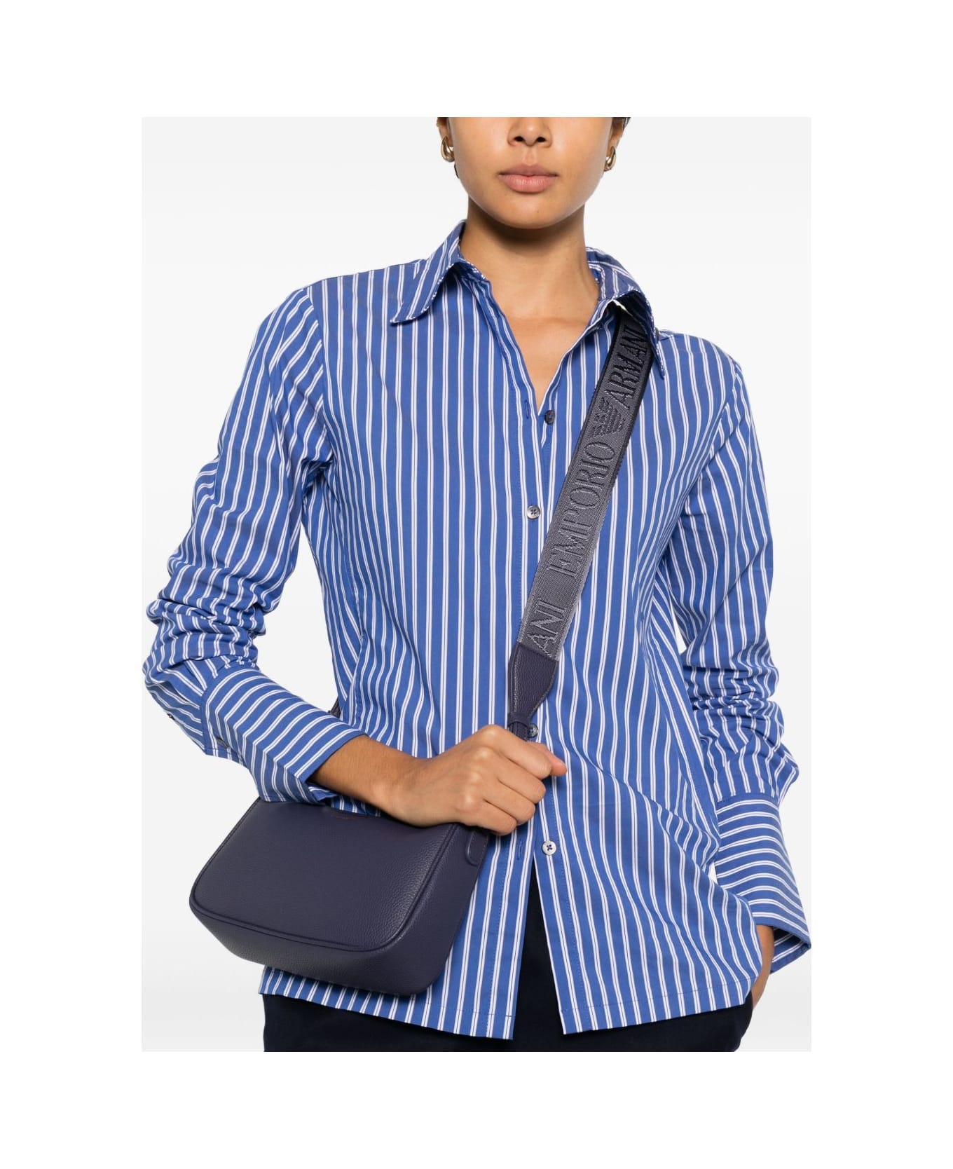 Emporio Armani Baguette Shoulder Bag - Blue