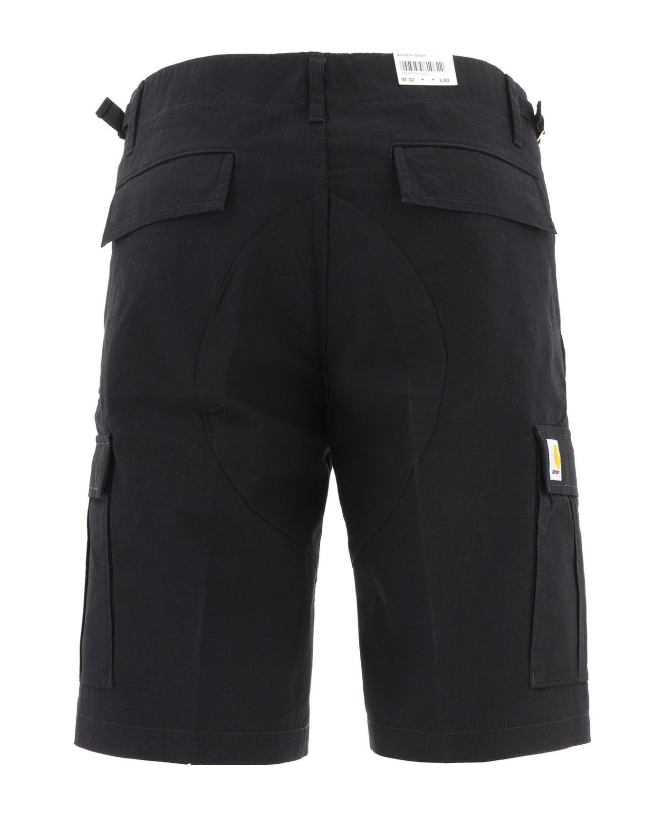 Carhartt Pocket Detailed Bermuda Shorts - Black