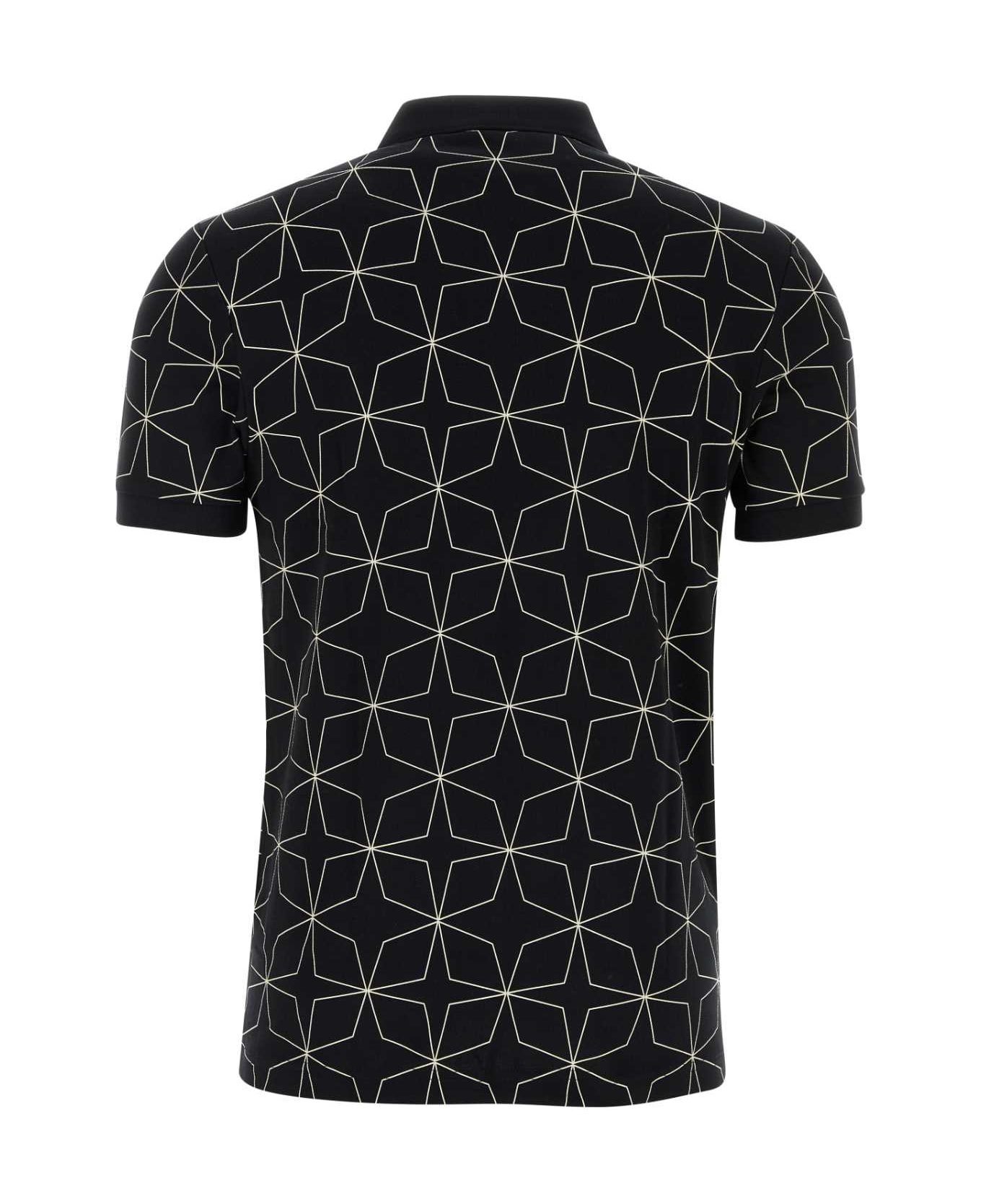 Fred Perry Printed Piquet Polo Shirt - 102 ポロシャツ