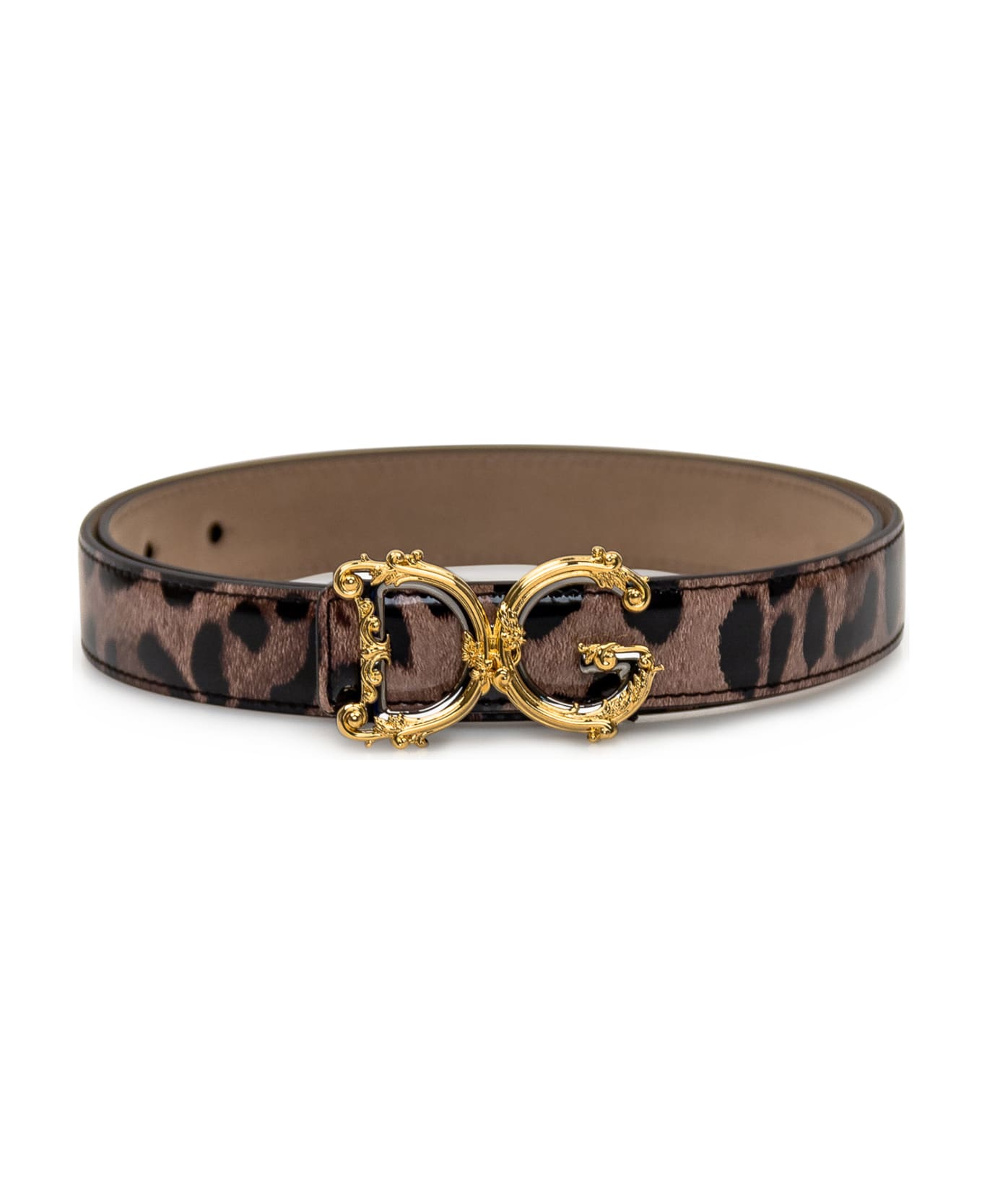 Dolce Gabbana & Gabbana 'dg Girls' Belt - Brown