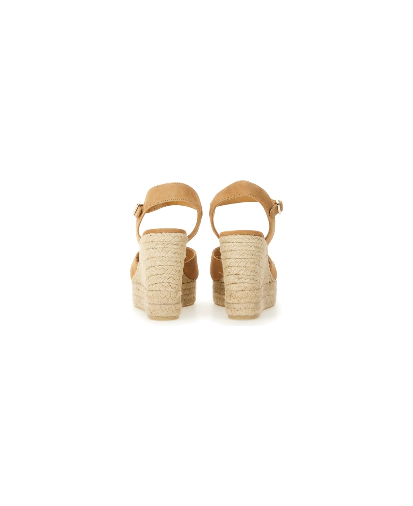 Castañer Wedge Sandal "blaudell" - BEIGE